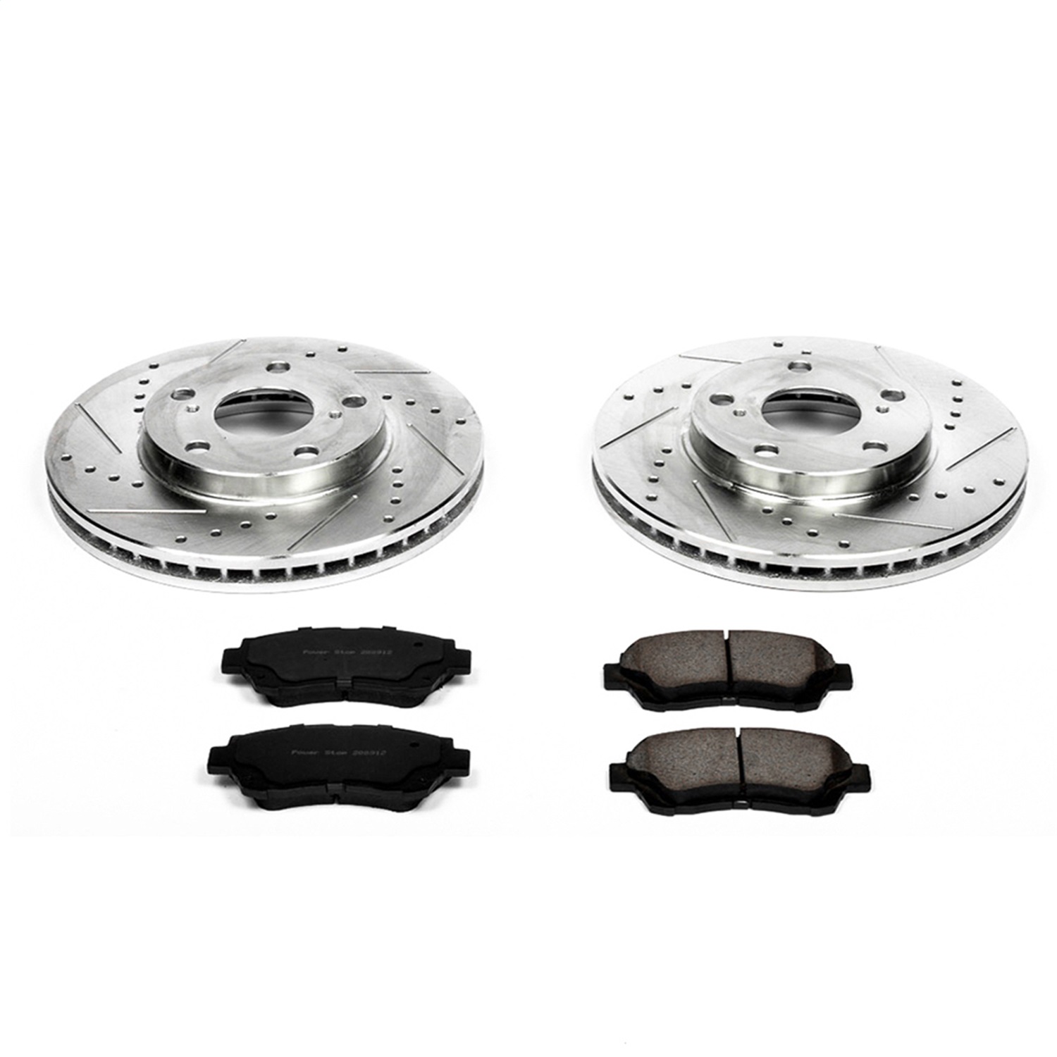 Power Stop - K1054 - Front - Disc Brake Pad and Rotor Kit