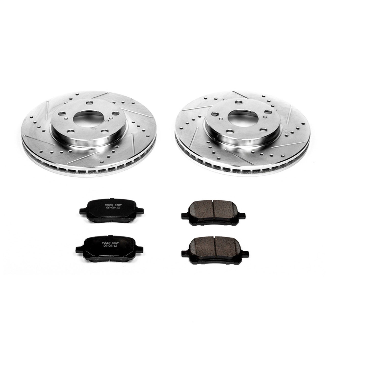 Power Stop - K1058 - Front - Disc Brake Pad and Rotor Kit
