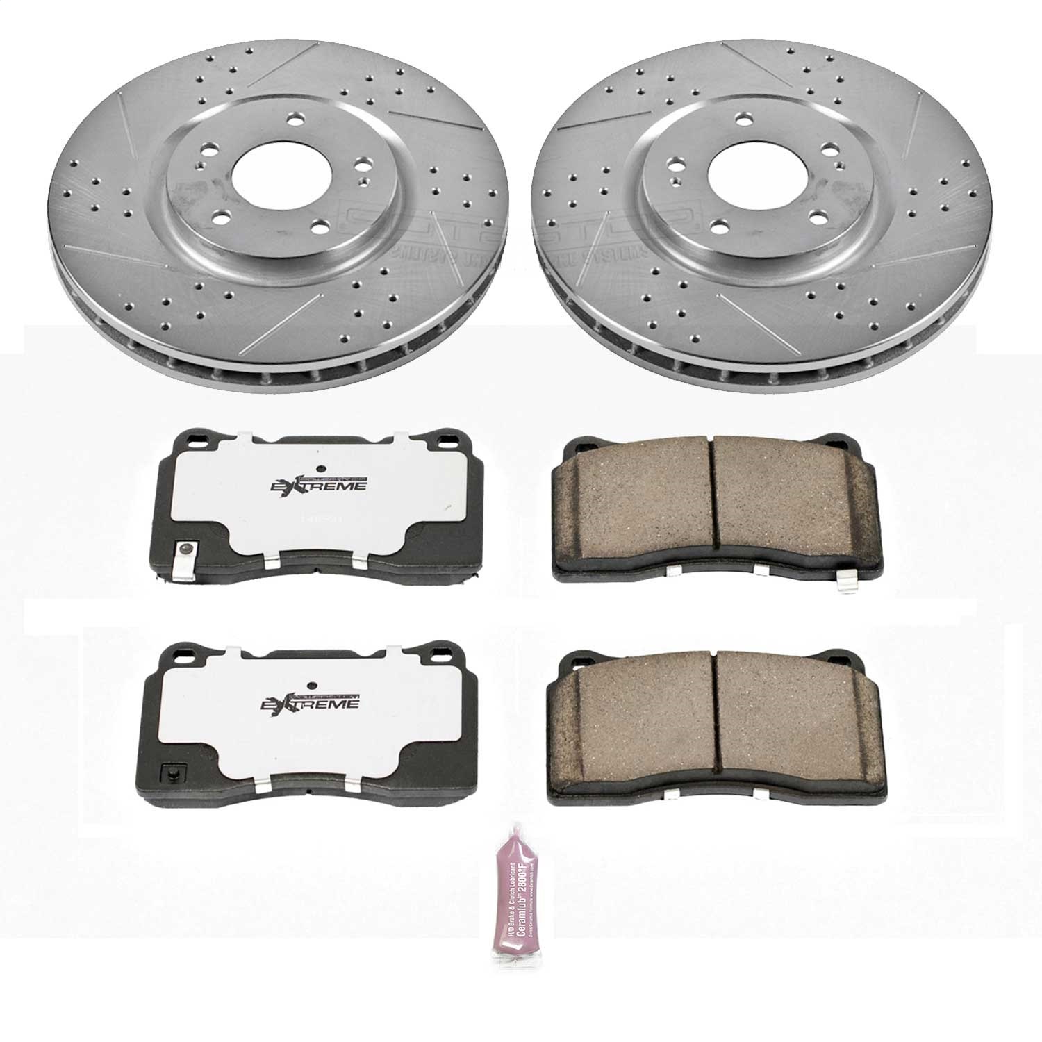 Power Stop - K107-26 - Front - Disc Brake Pad and Rotor Kit