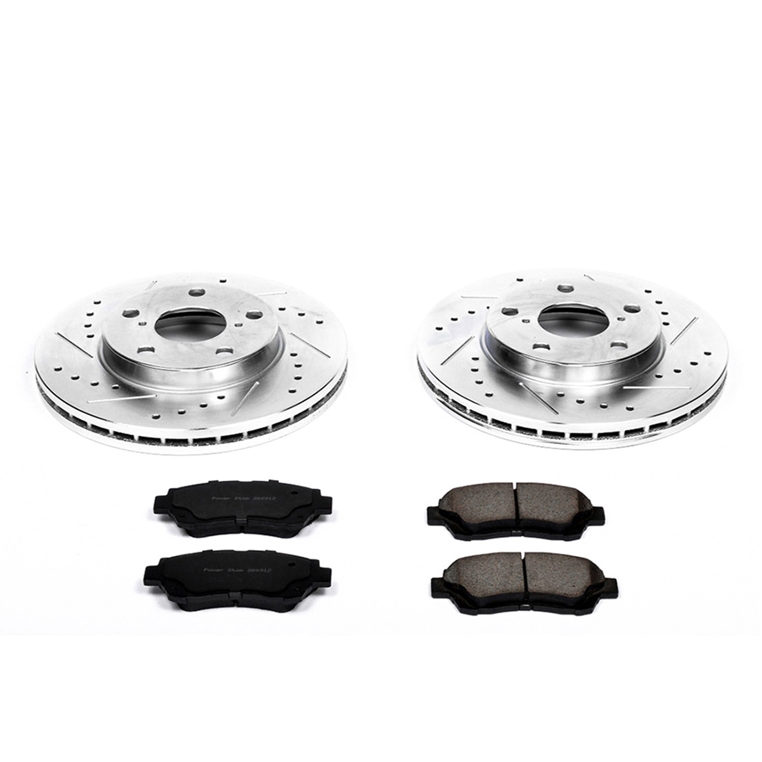 Power Stop - K1070 - Front - Disc Brake Pad and Rotor Kit