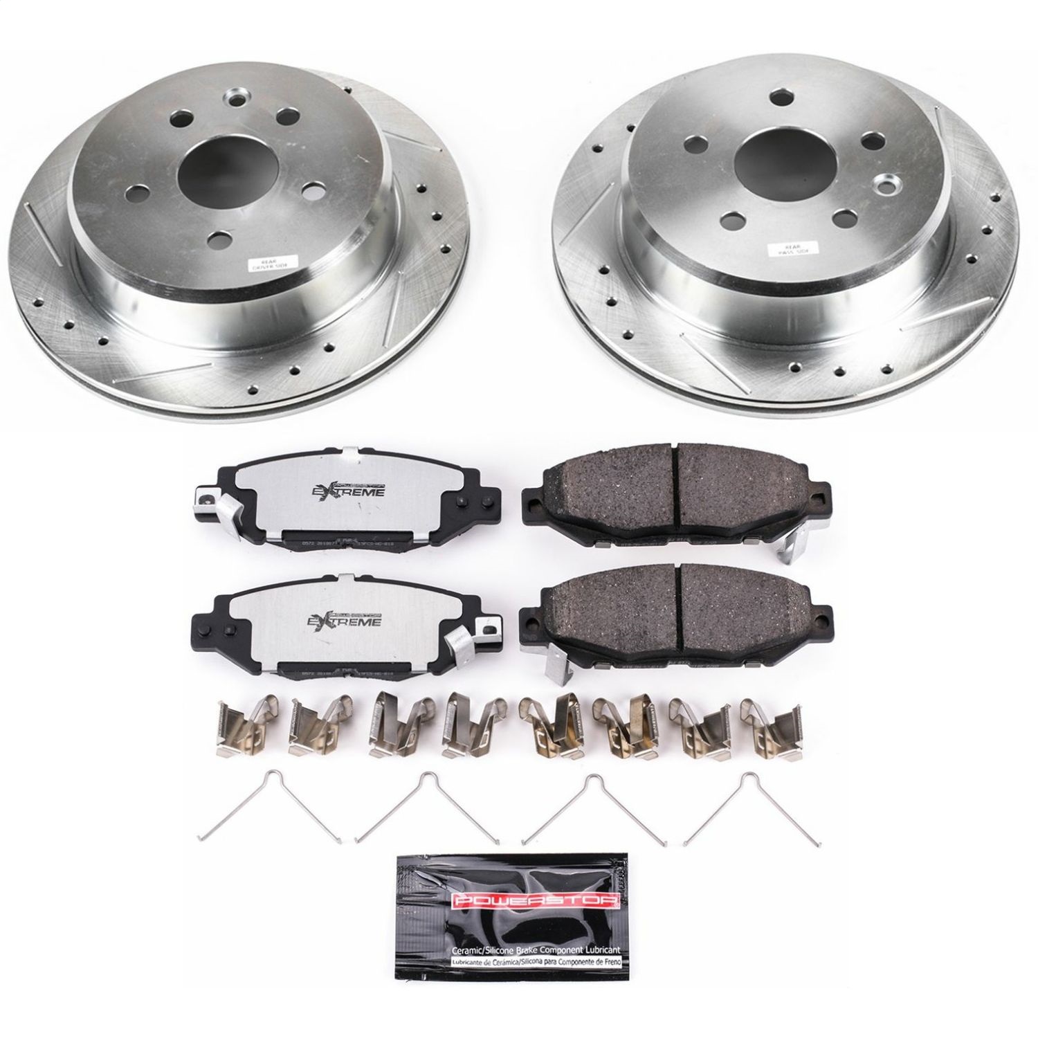 Power Stop - K1072-26 - Rear - Disc Brake Pad and Rotor Kit