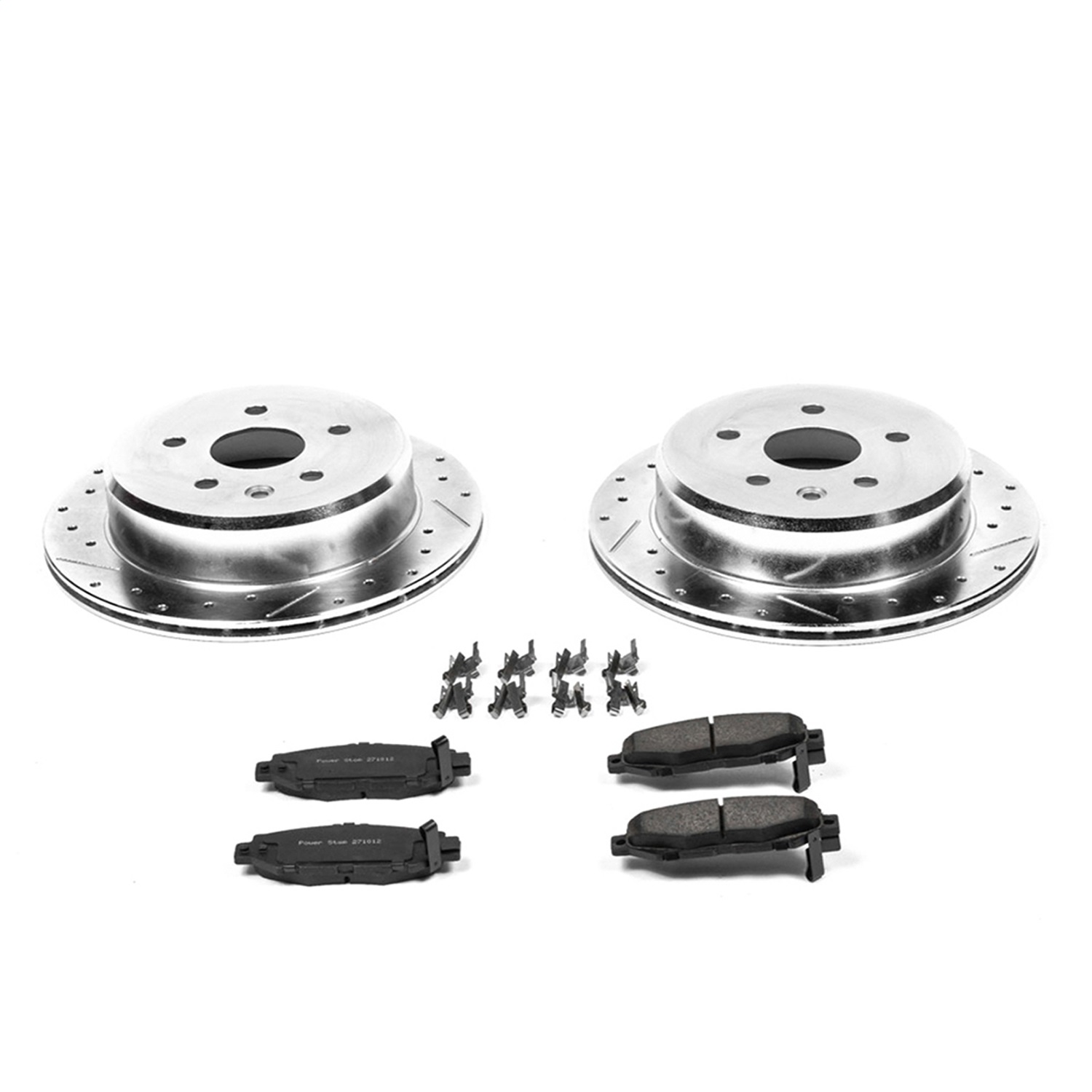 Power Stop - K1072 - Rear - Disc Brake Pad and Rotor Kit