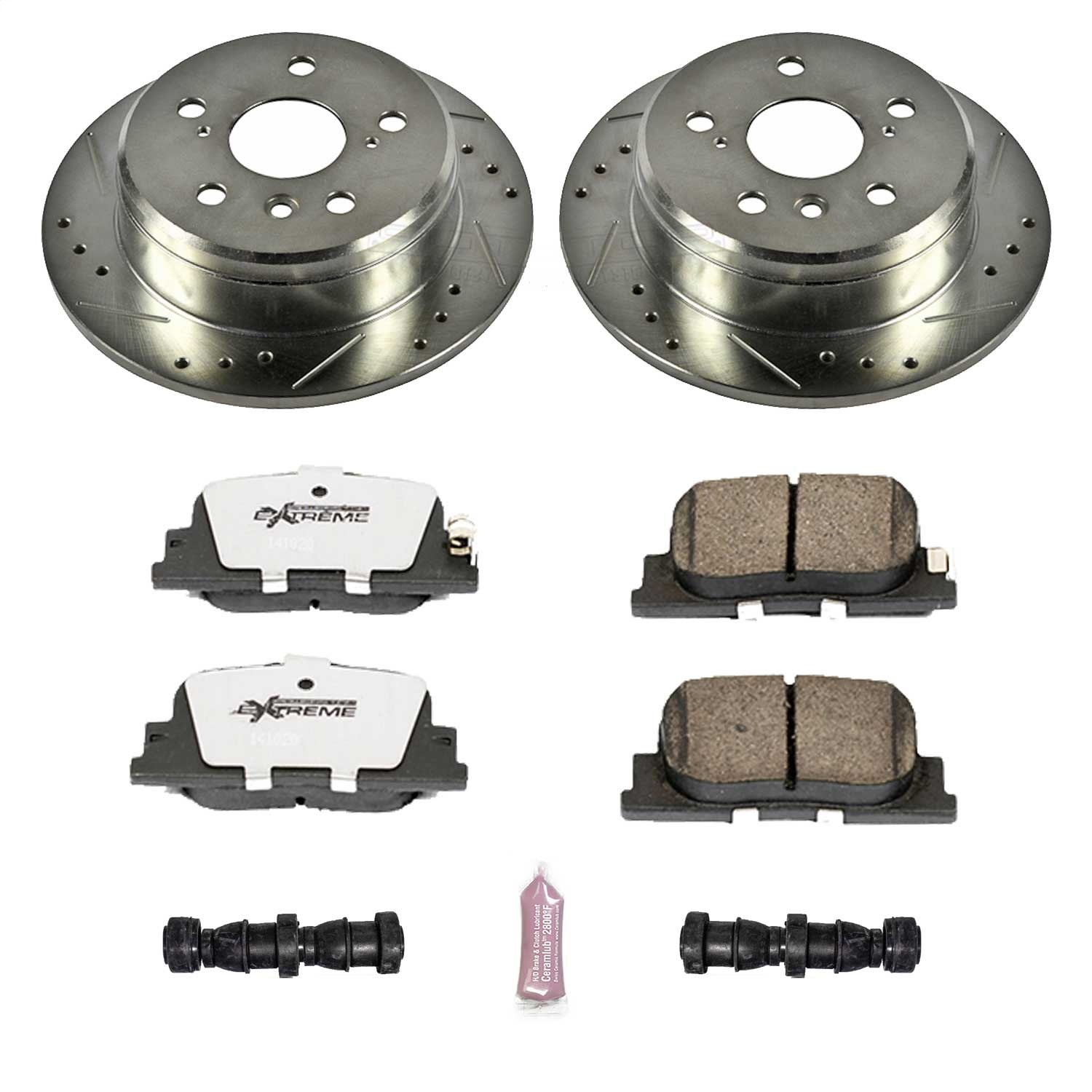 Power Stop - K1084-26 - Rear - Disc Brake Pad and Rotor Kit