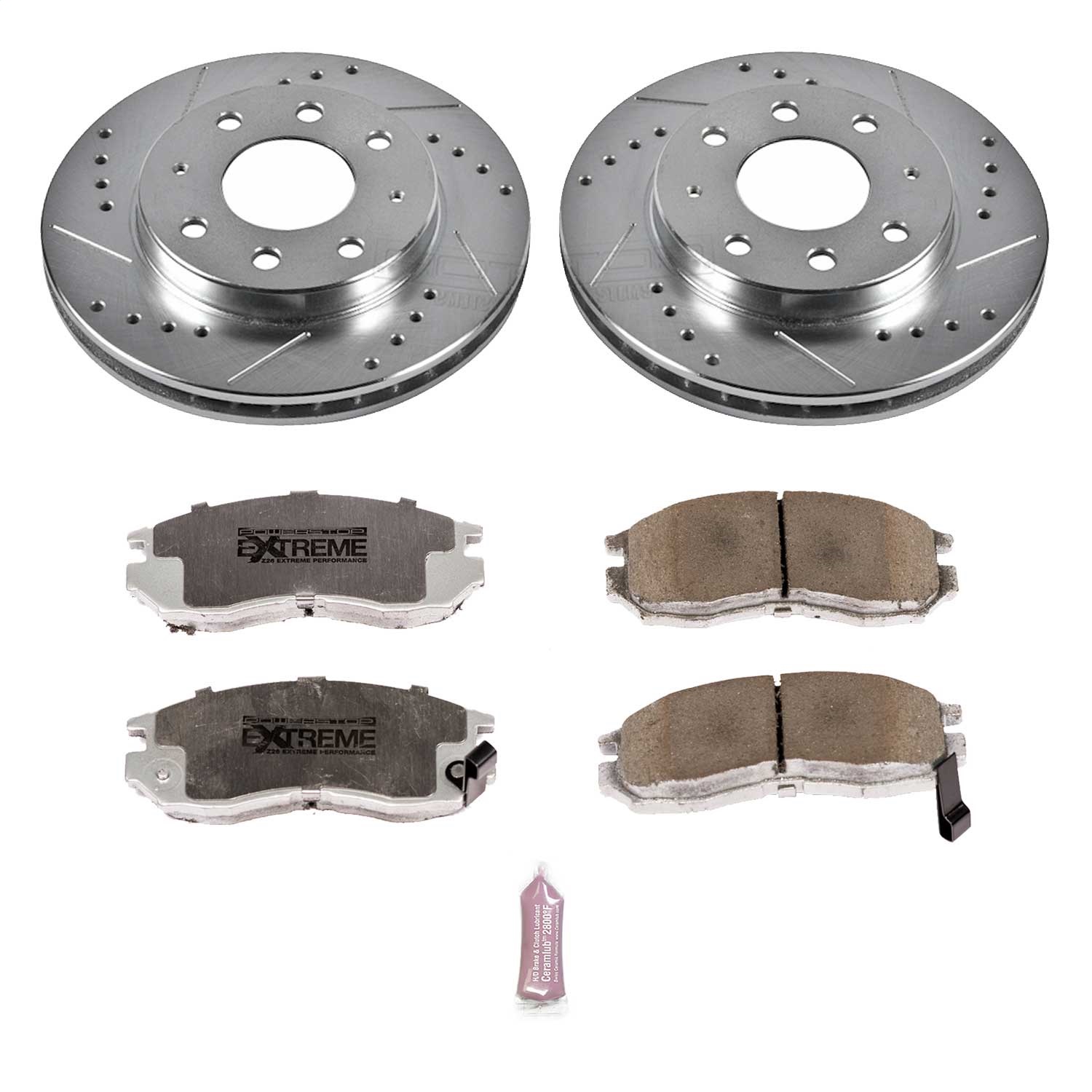 Power Stop - K1090-26 - Front - Disc Brake Pad and Rotor Kit