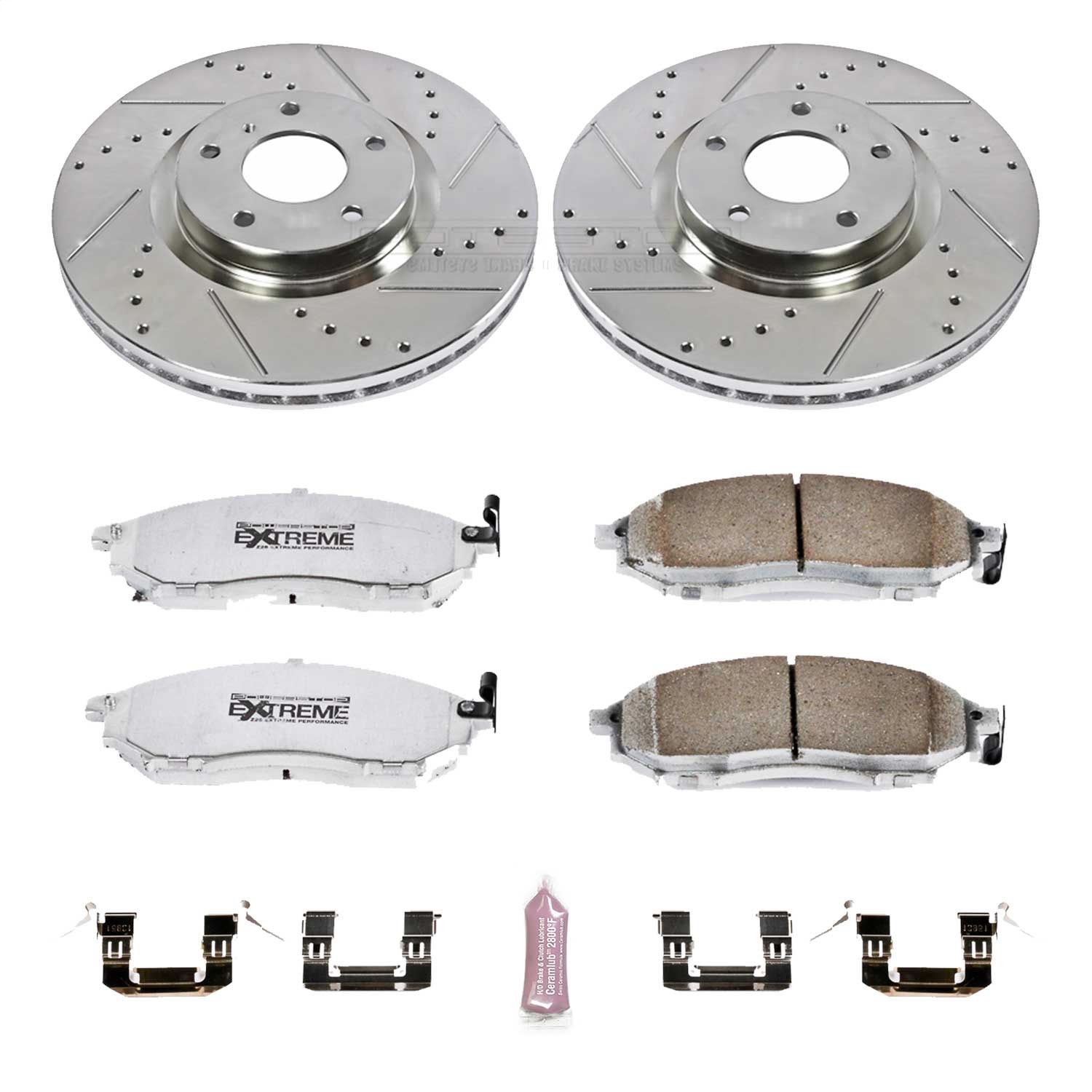 Power Stop - K112-26 - Front - Disc Brake Pad and Rotor Kit