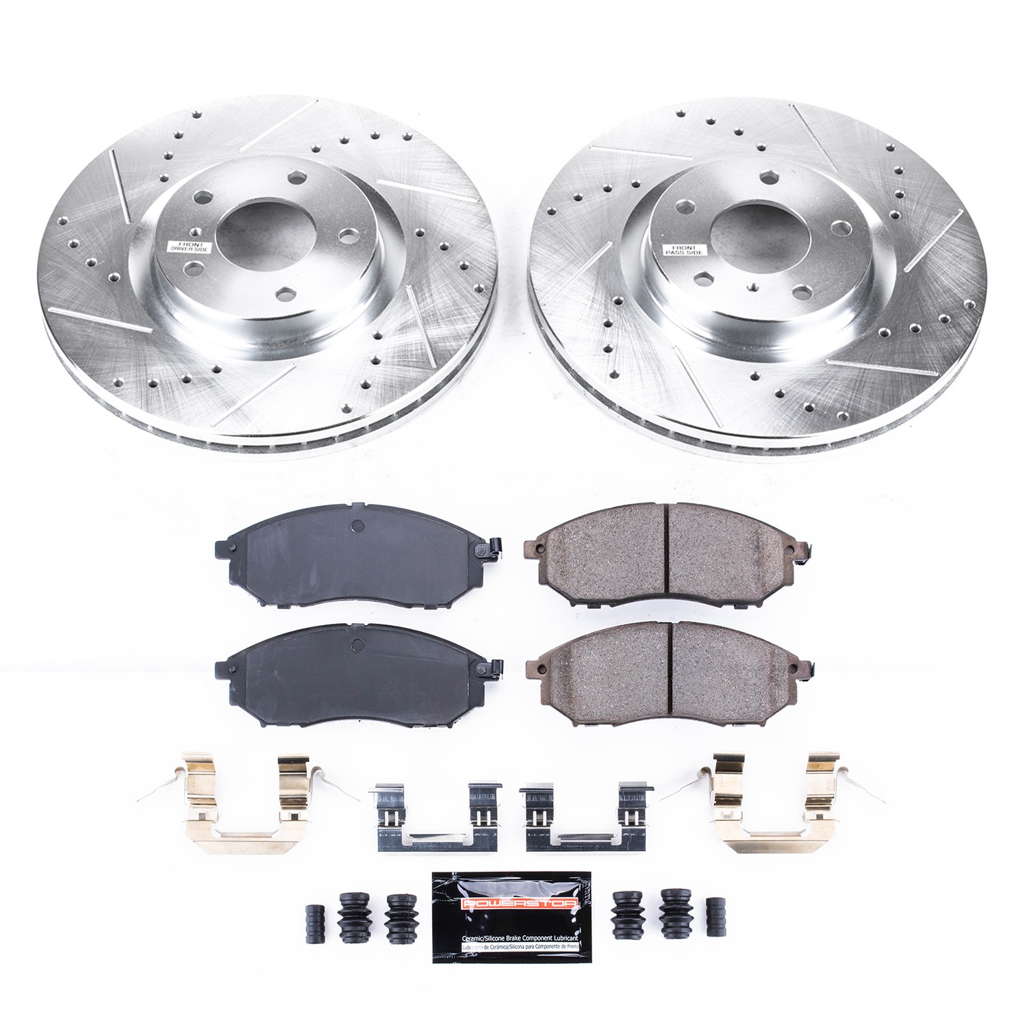 Power Stop - K112 - Front - Disc Brake Pad and Rotor Kit