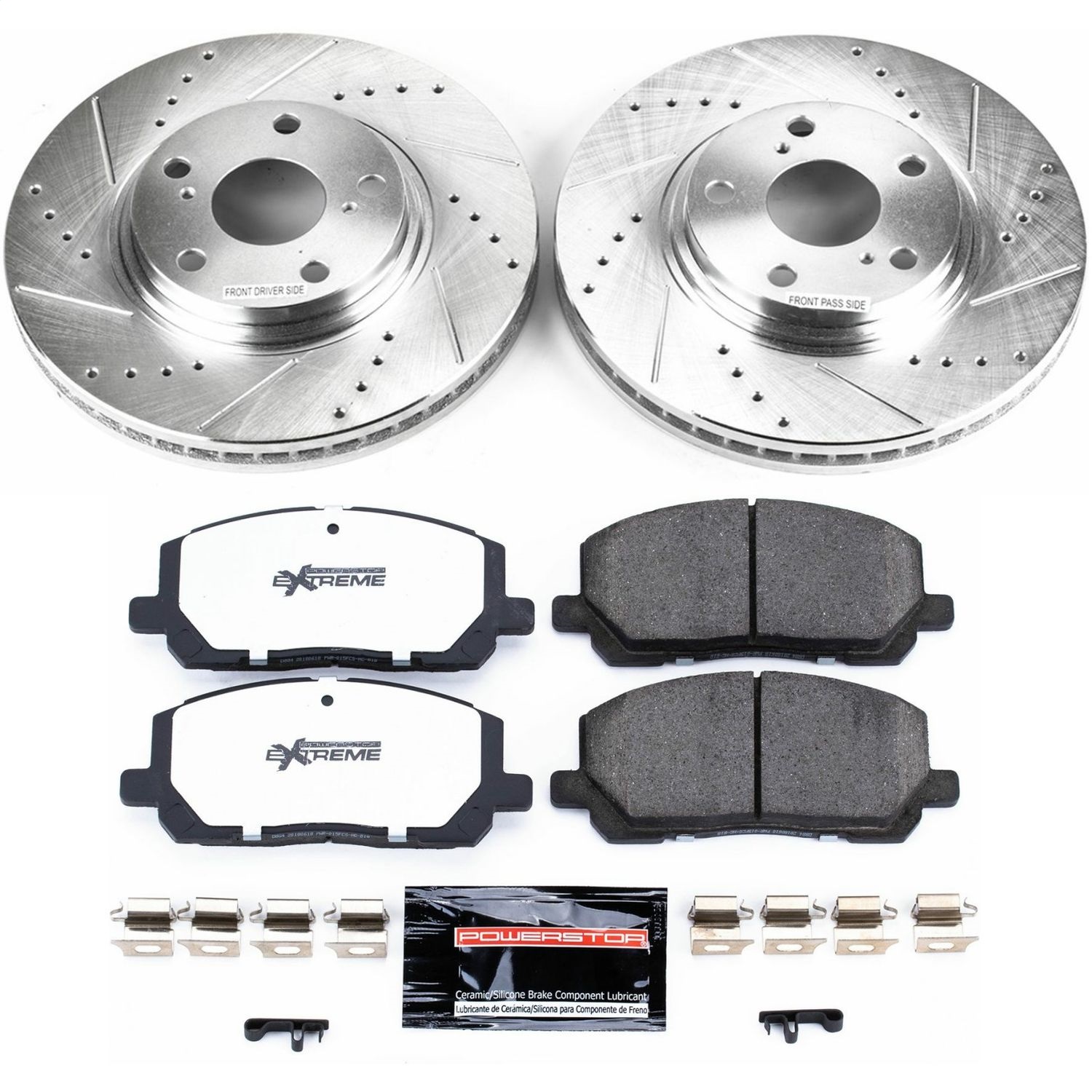 Power Stop - K1137-36 - Front - Disc Brake Pad and Rotor Kit