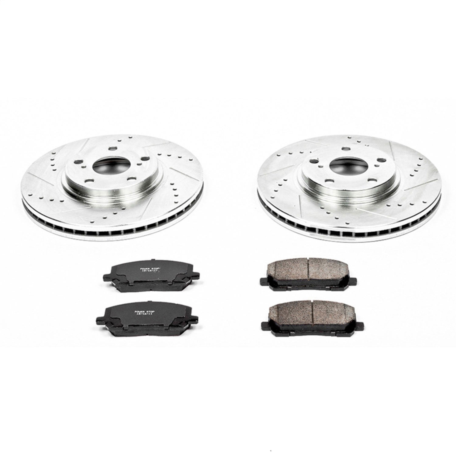 Power Stop - K1137 - Front - Disc Brake Pad and Rotor Kit