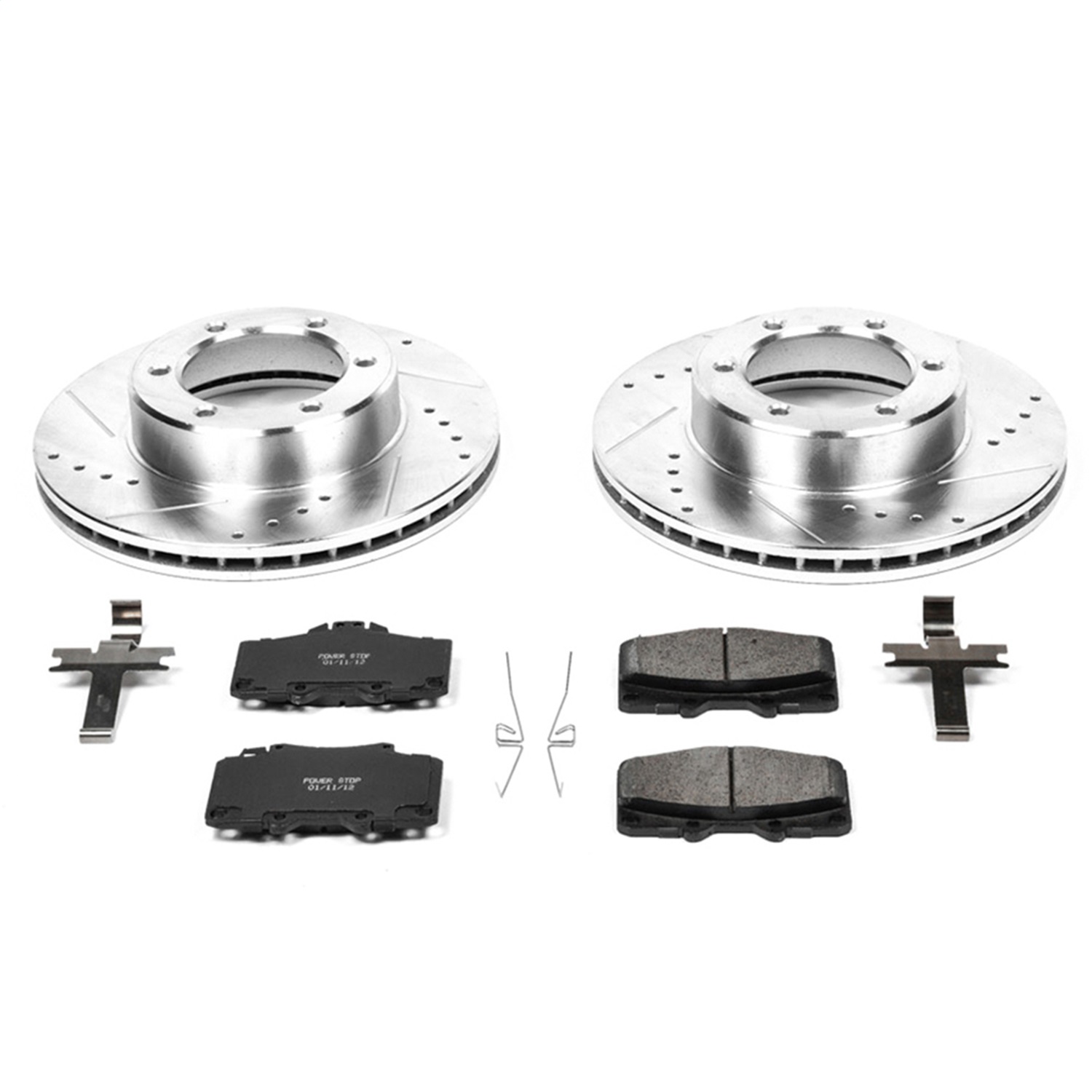 Power Stop - K1150 - Front - Disc Brake Pad and Rotor Kit