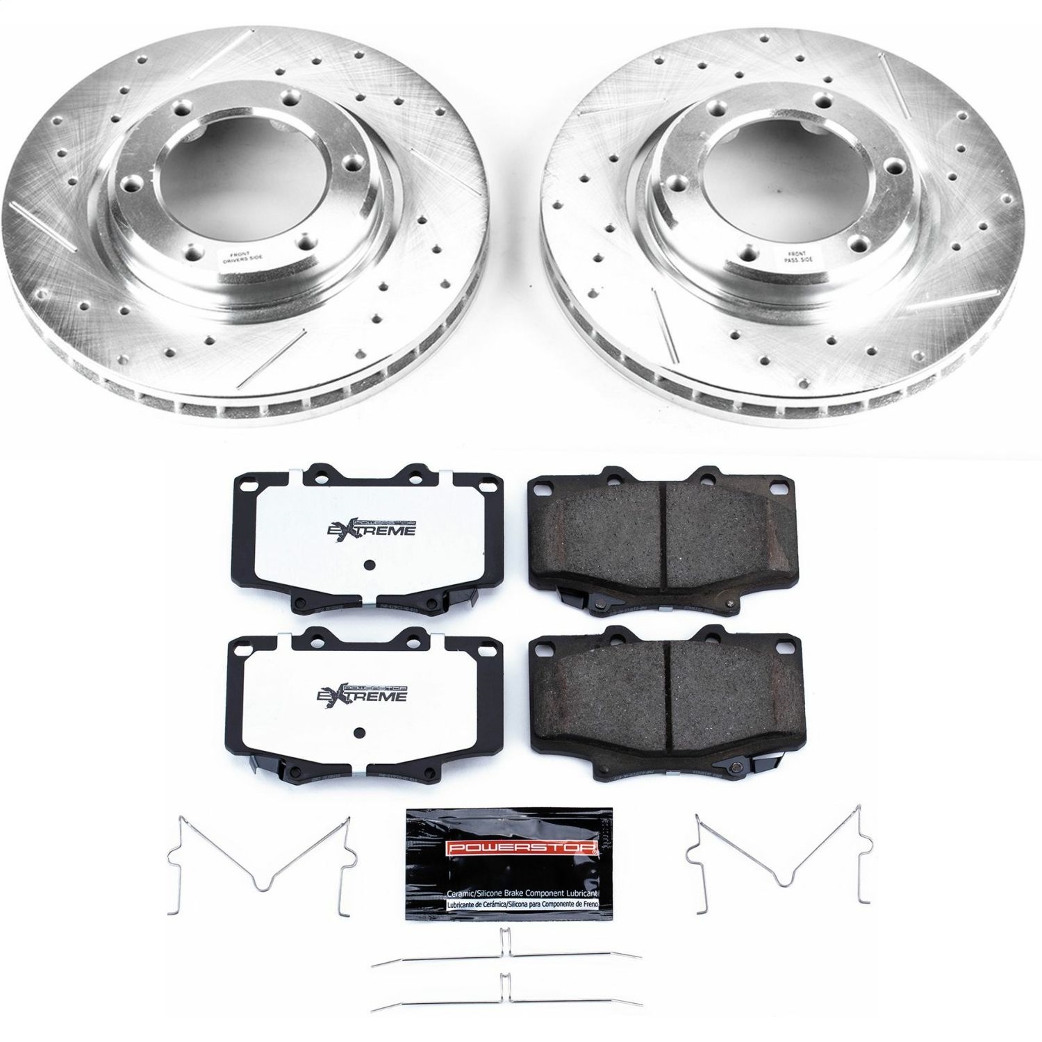 Power Stop - K1154-36 - Front - Disc Brake Pad and Rotor Kit