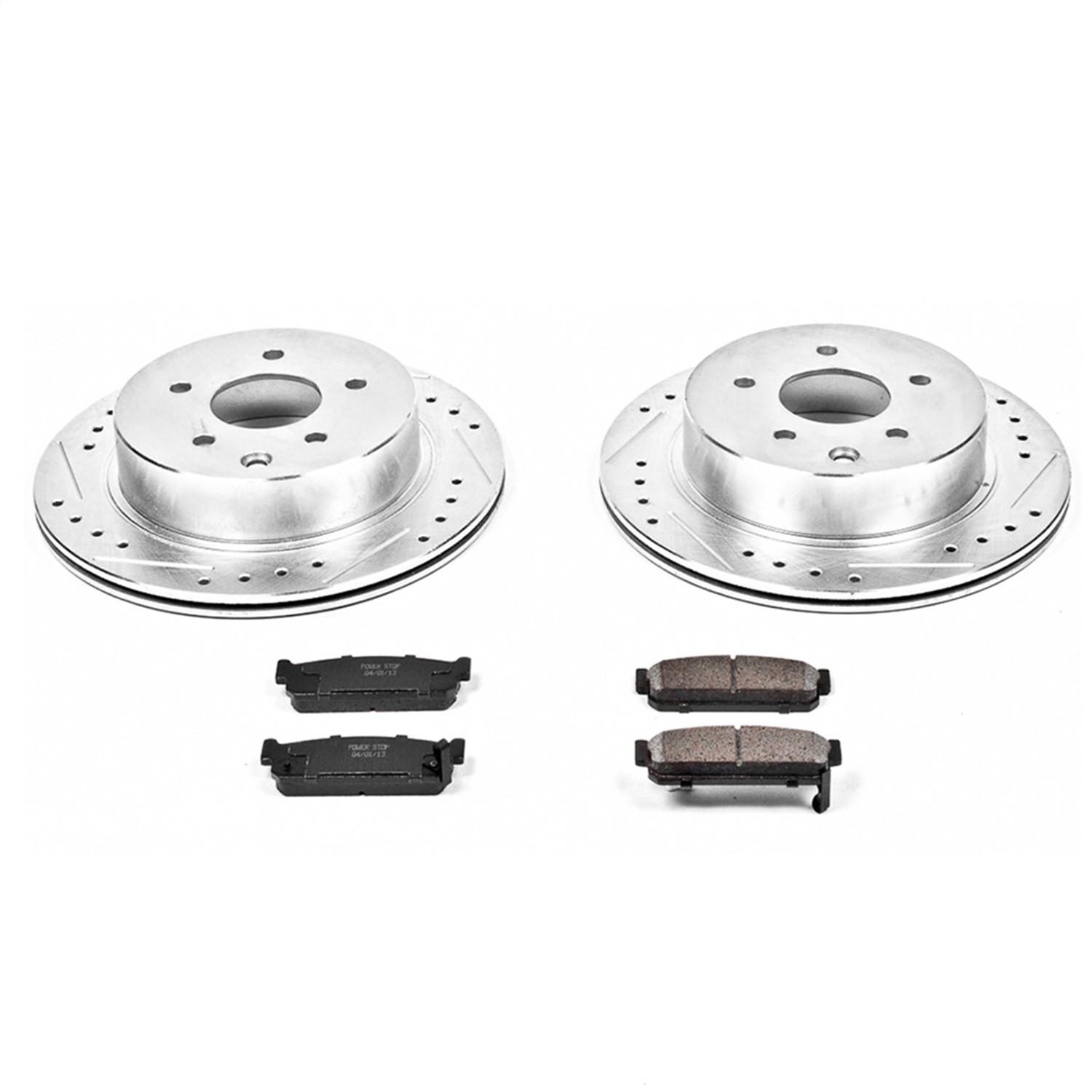 Power Stop - K1165 - Rear - Disc Brake Pad and Rotor Kit