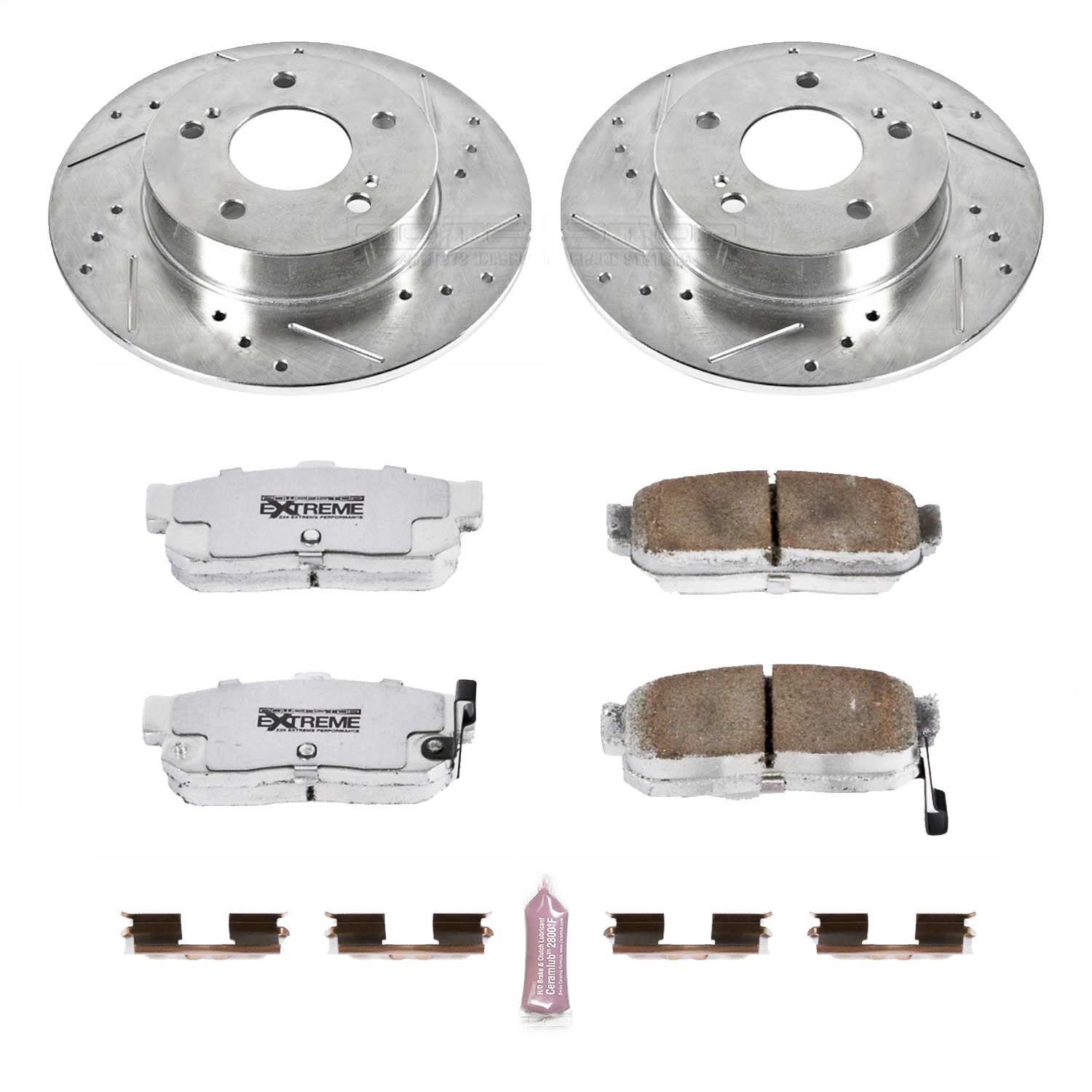 Power Stop - K1168-26 - Rear - Disc Brake Pad and Rotor Kit