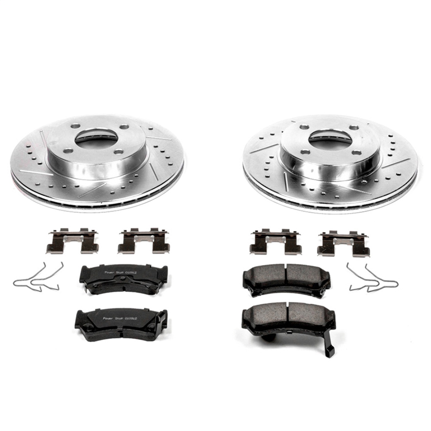 Power Stop - K1172 - Front - Disc Brake Pad and Rotor Kit