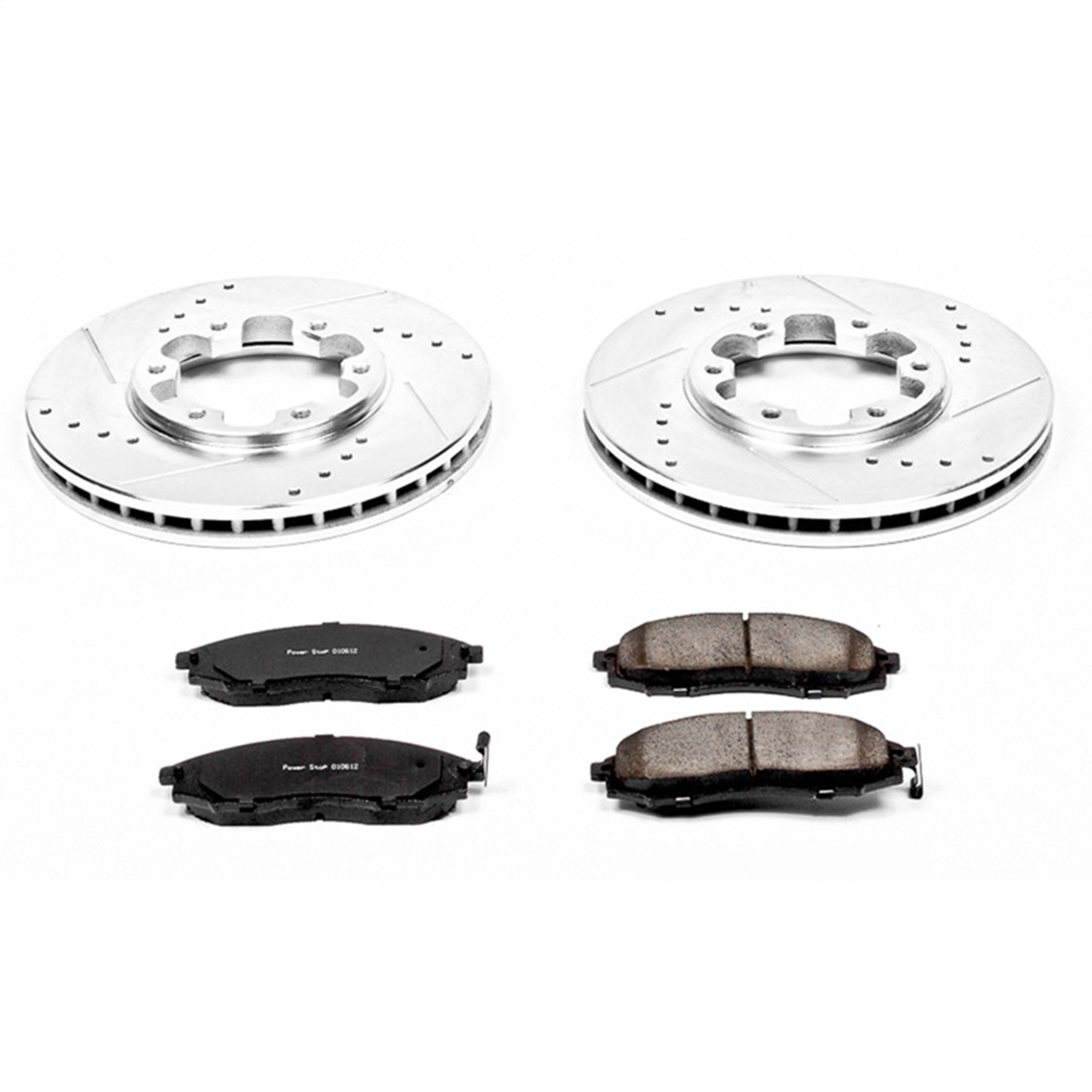 Power Stop - K1176 - Front - Disc Brake Pad and Rotor Kit