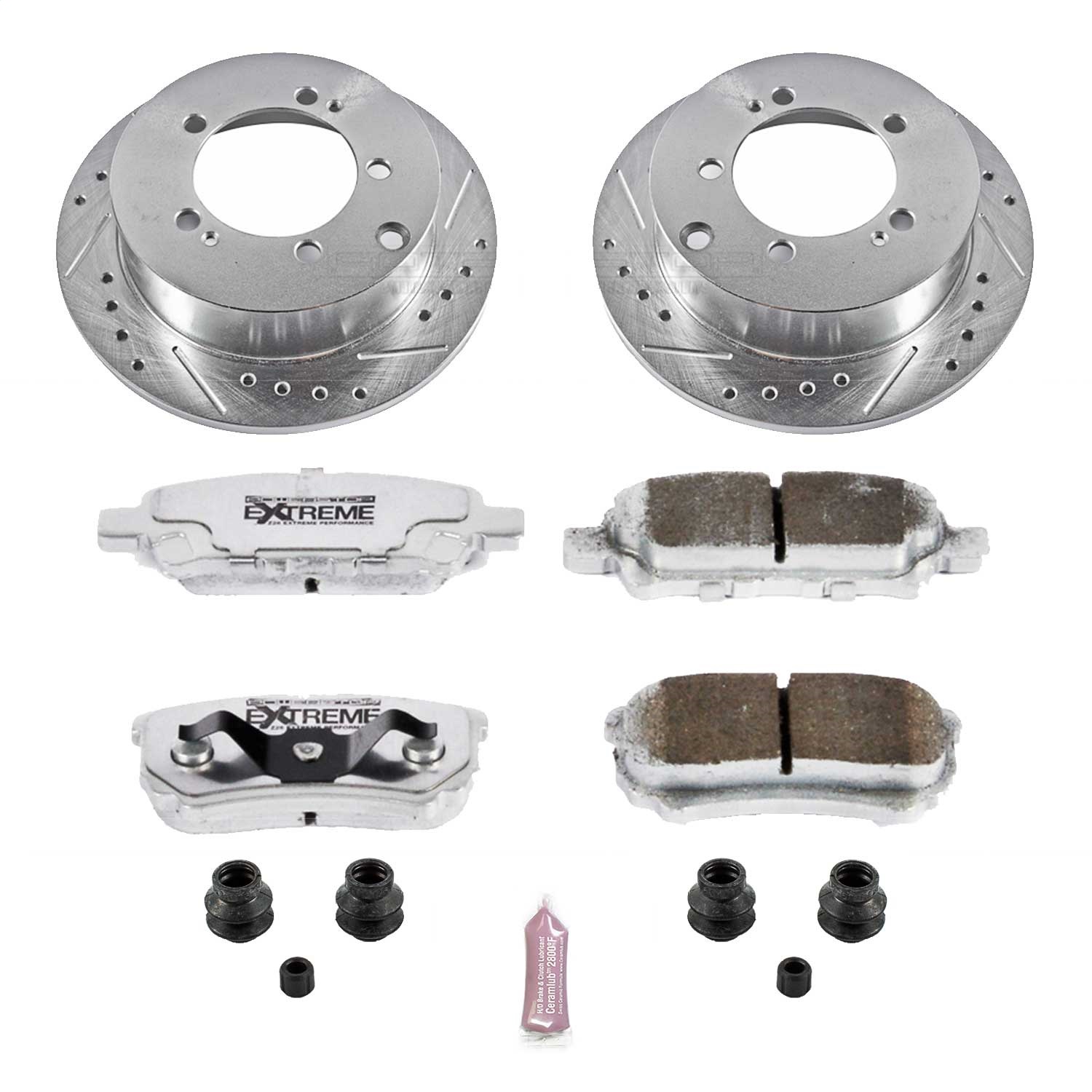 Power Stop - K1202-26 - Rear - Disc Brake Pad and Rotor Kit