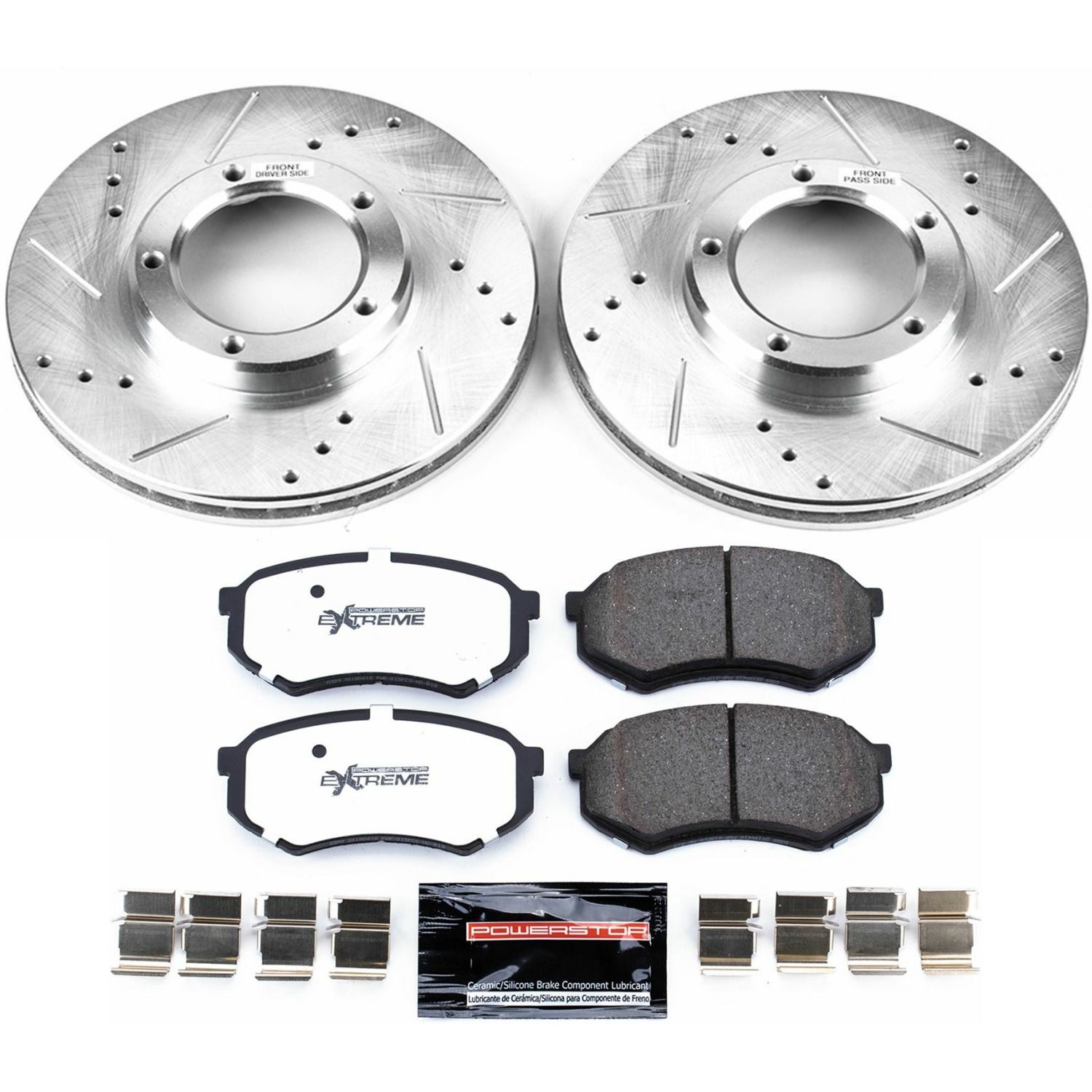 Power Stop - K1232-36 - Front - Disc Brake Pad and Rotor Kit