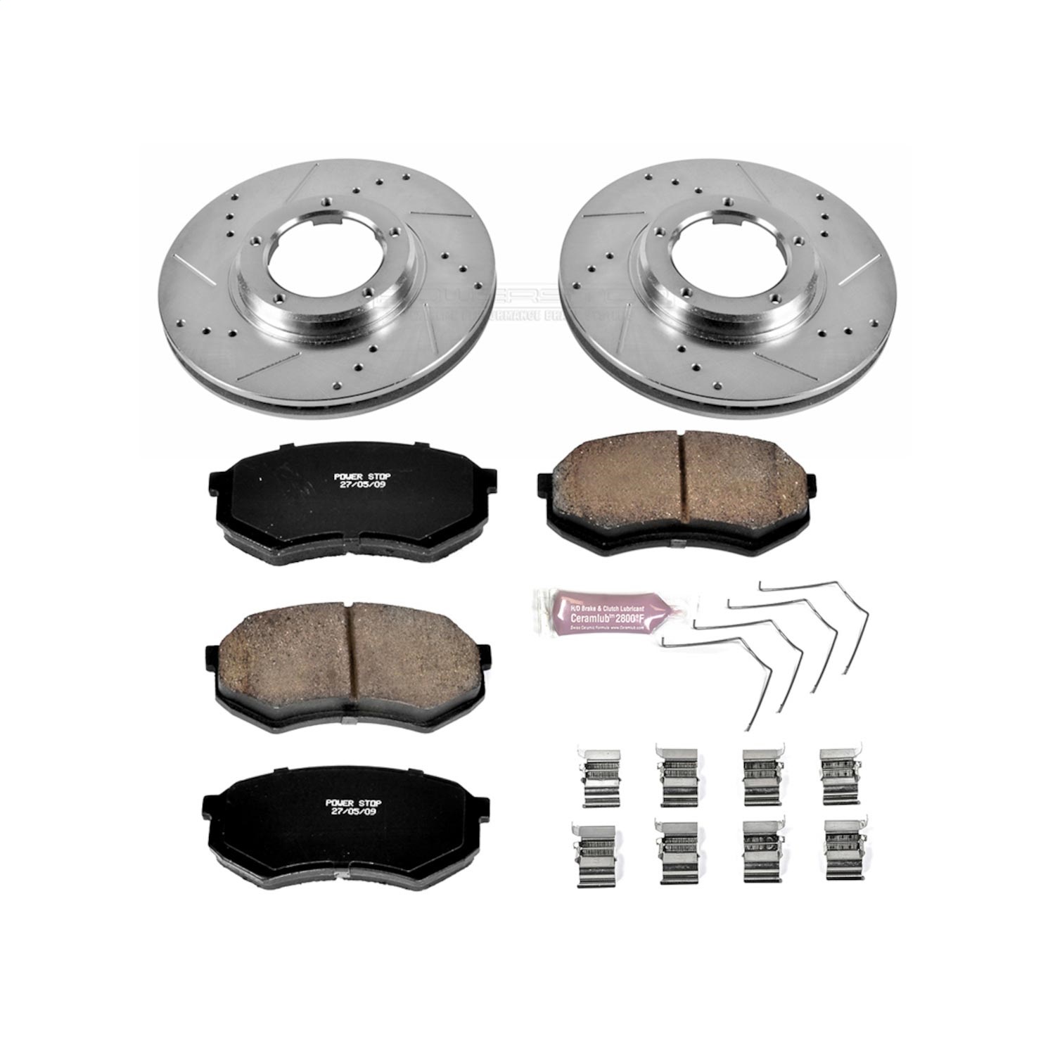 Power Stop - K1232 - Front - Disc Brake Pad and Rotor Kit