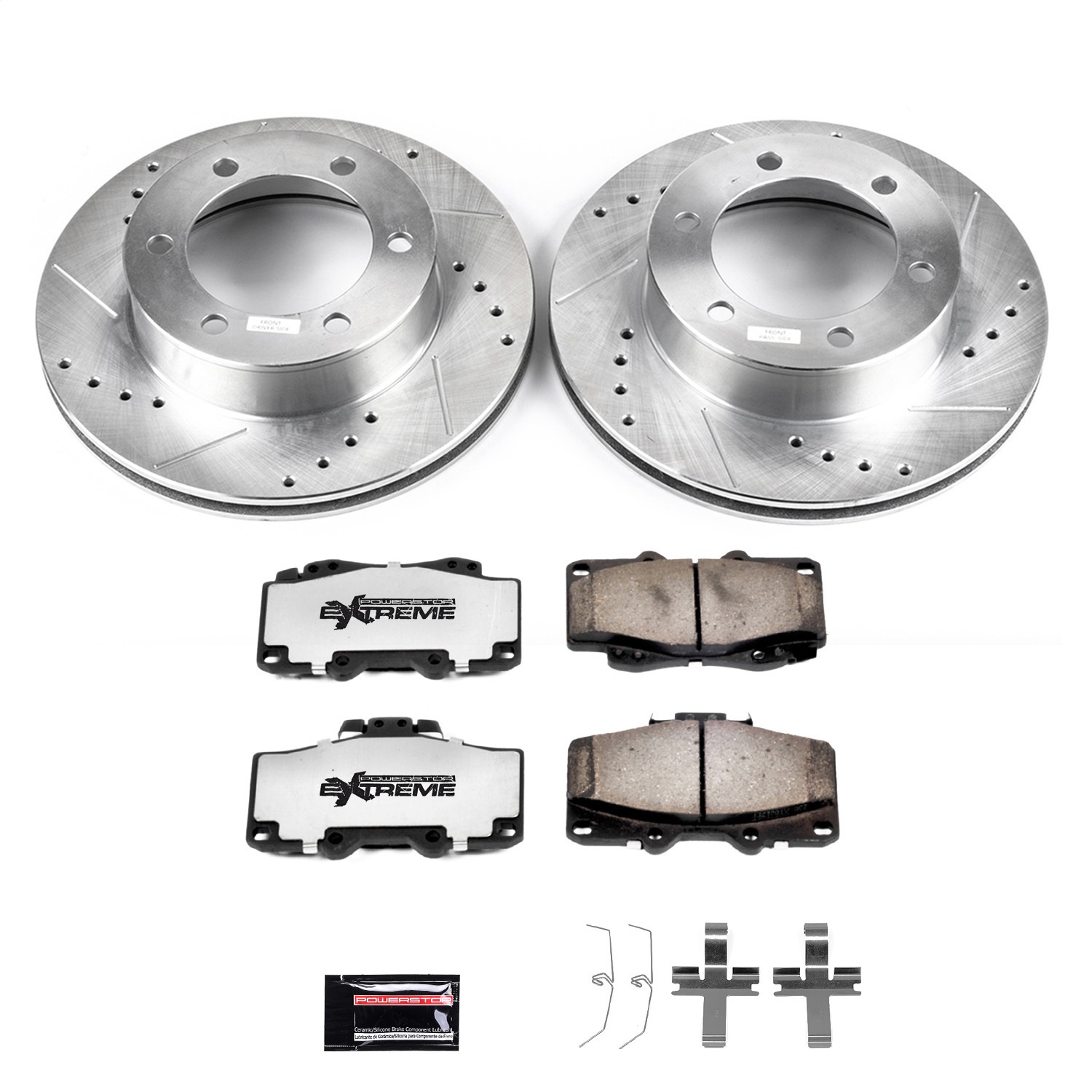 Power Stop - K1233-36 - Front - Disc Brake Pad and Rotor Kit