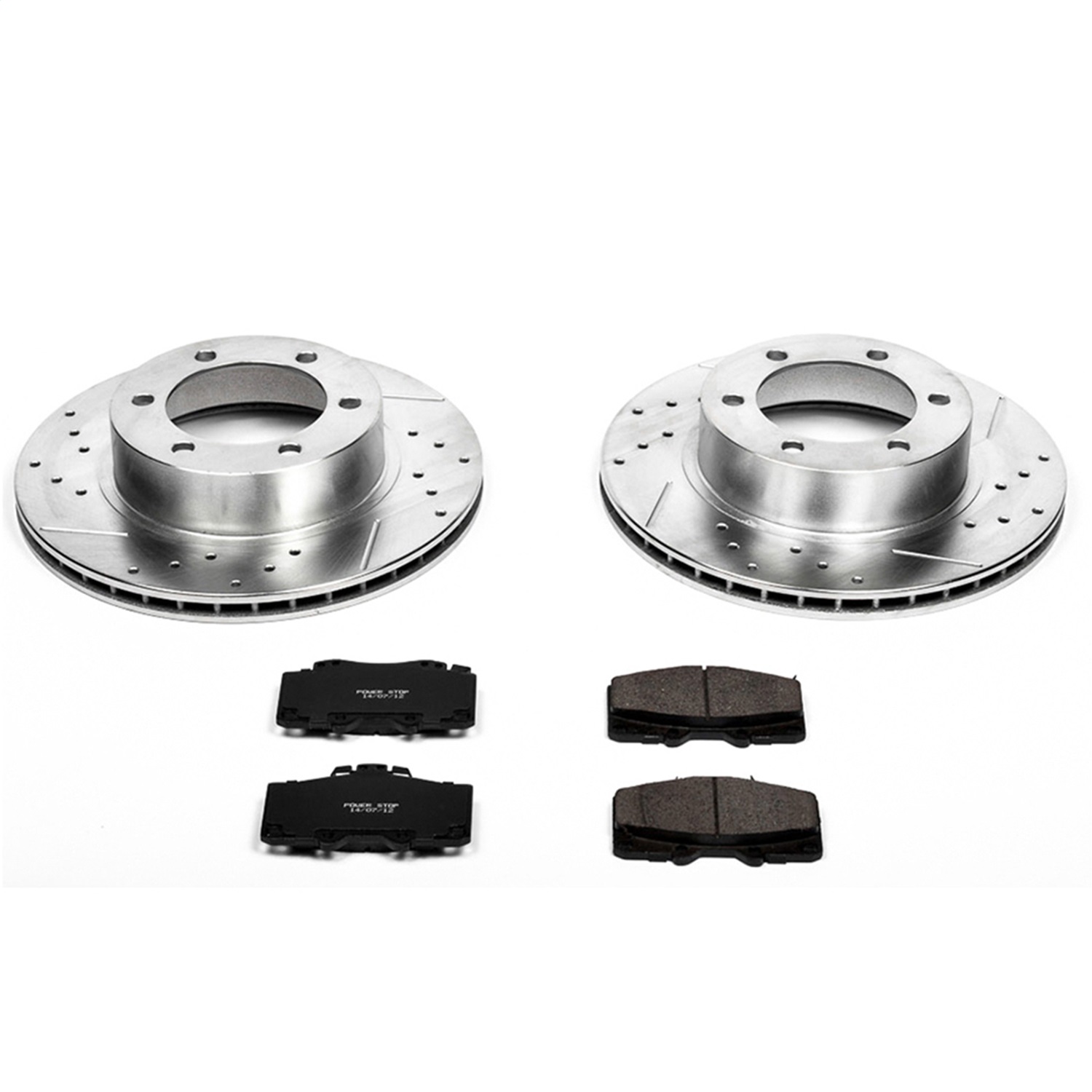 Power Stop - K1236 - Front - Disc Brake Pad and Rotor Kit