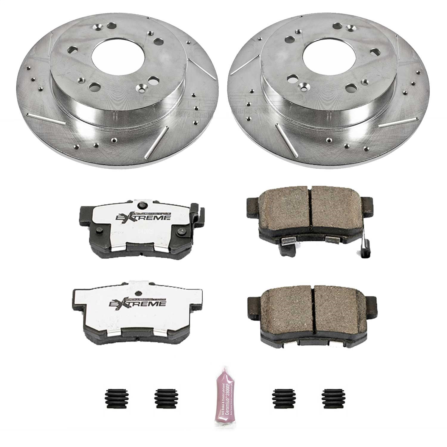 Power Stop - K1243-26 - Rear - Disc Brake Pad and Rotor Kit