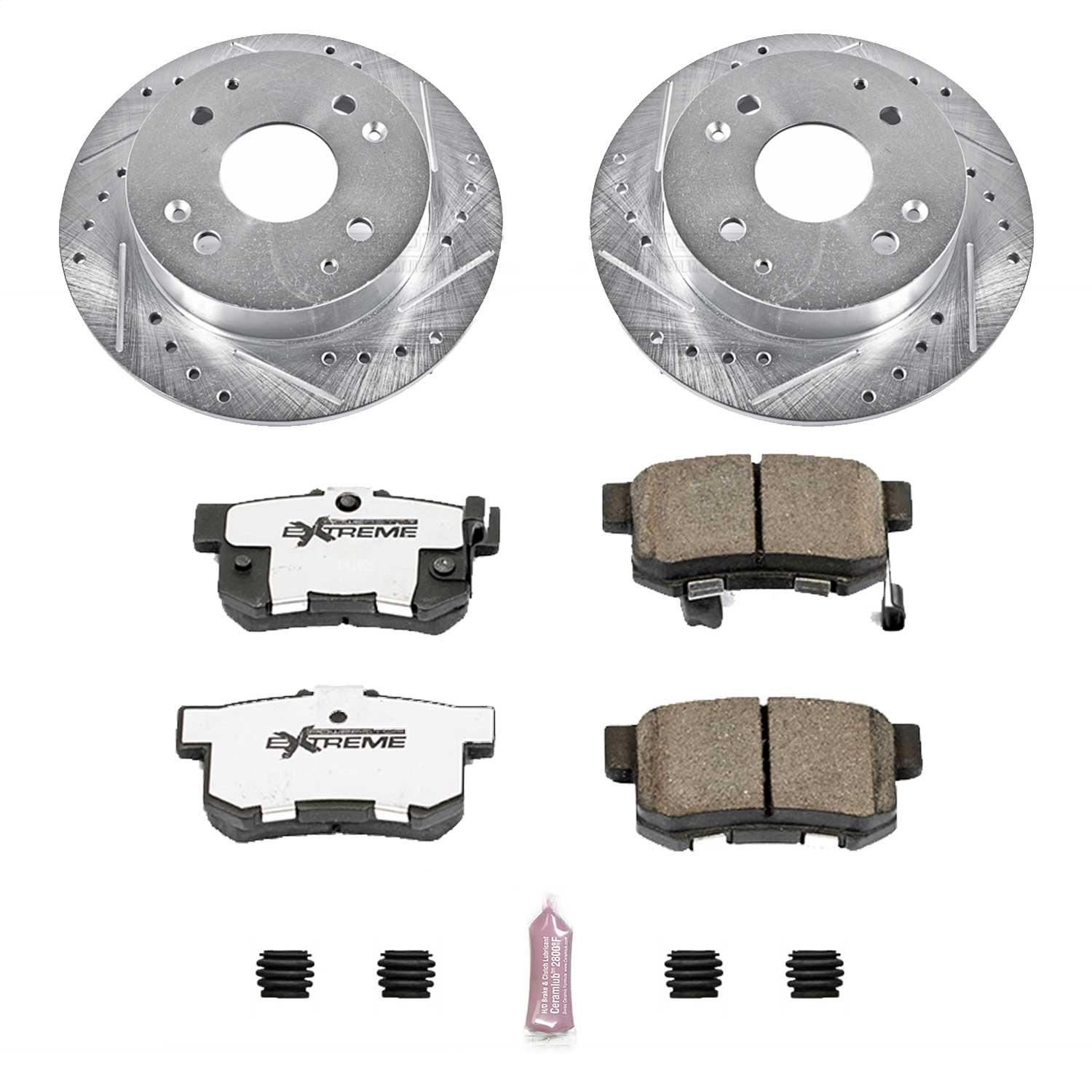 Power Stop - K1244-26 - Rear - Disc Brake Pad and Rotor Kit