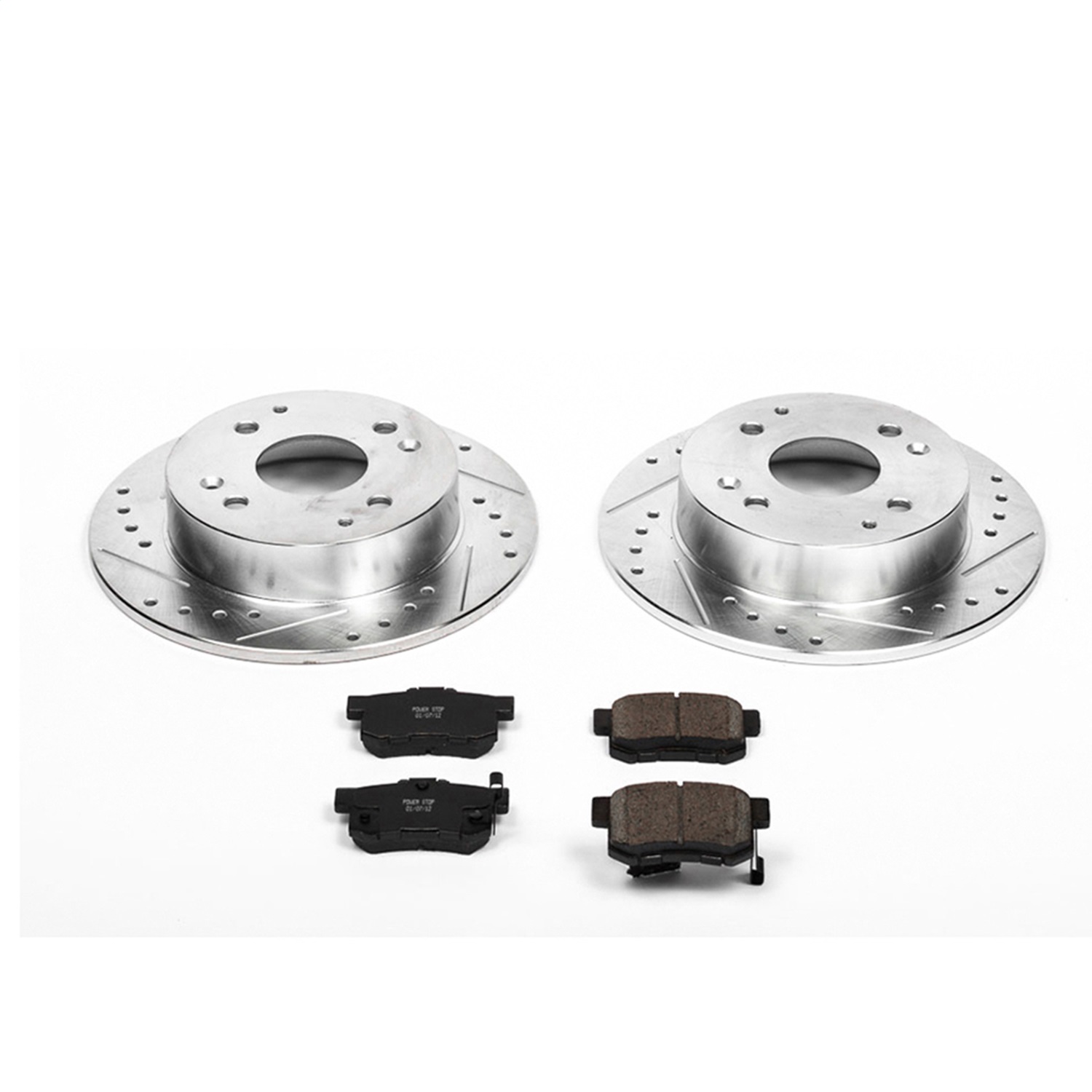 Power Stop - K1244 - Rear - Disc Brake Pad and Rotor Kit