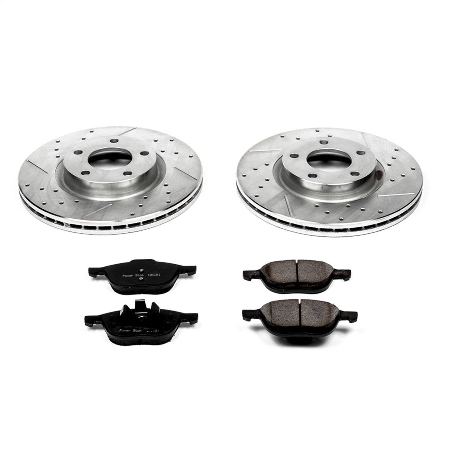 Power Stop - K125 - Front - Disc Brake Pad and Rotor Kit