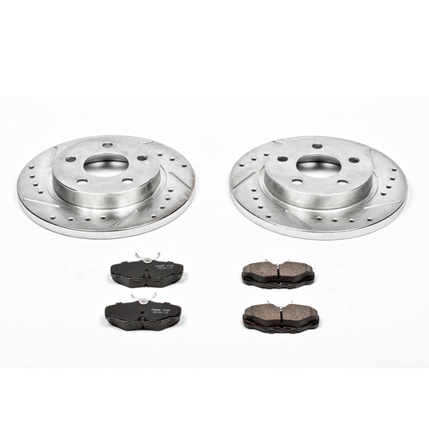 Power Stop - K1298 - Rear - Disc Brake Pad and Rotor Kit