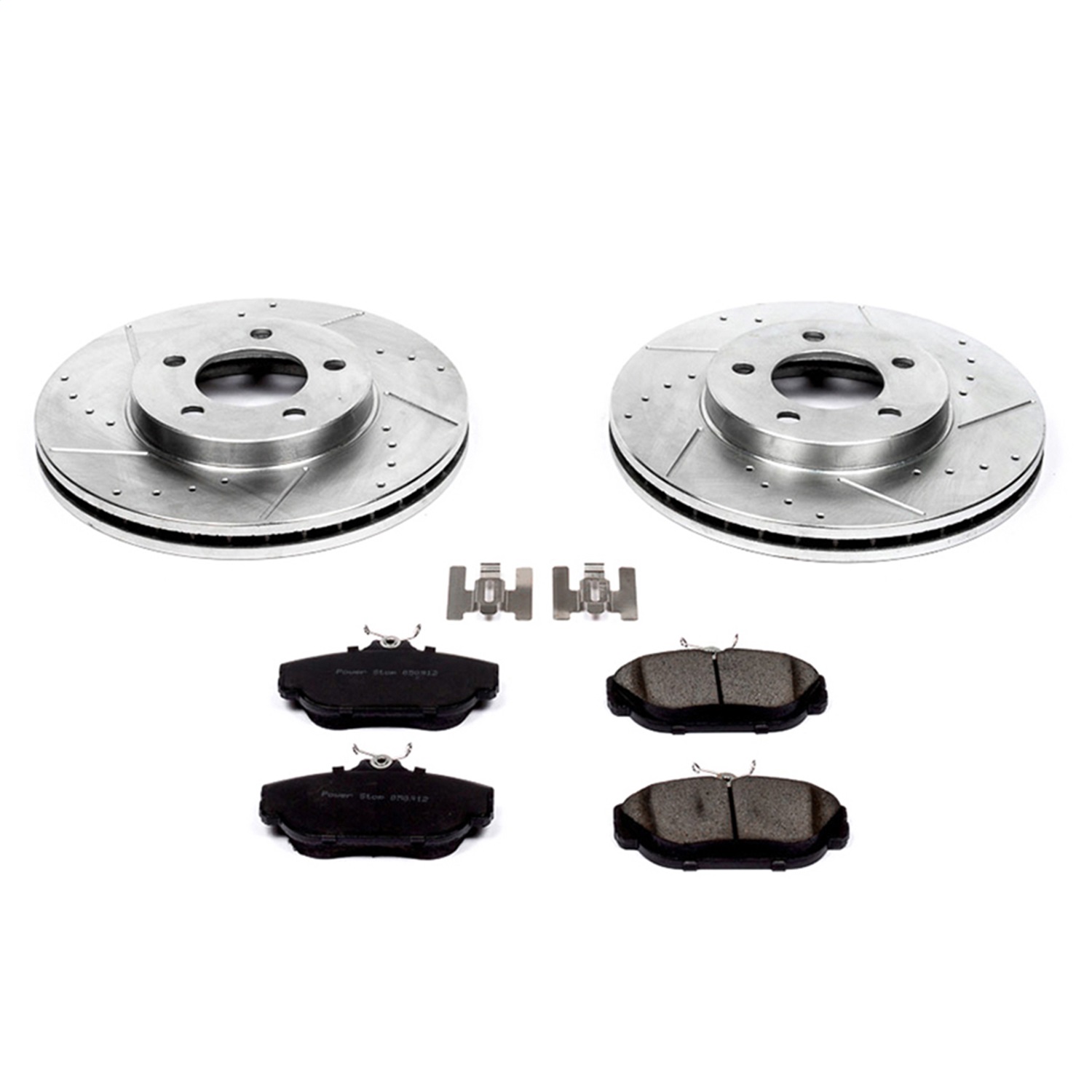 Power Stop - K1327 - Front - Disc Brake Pad and Rotor Kit