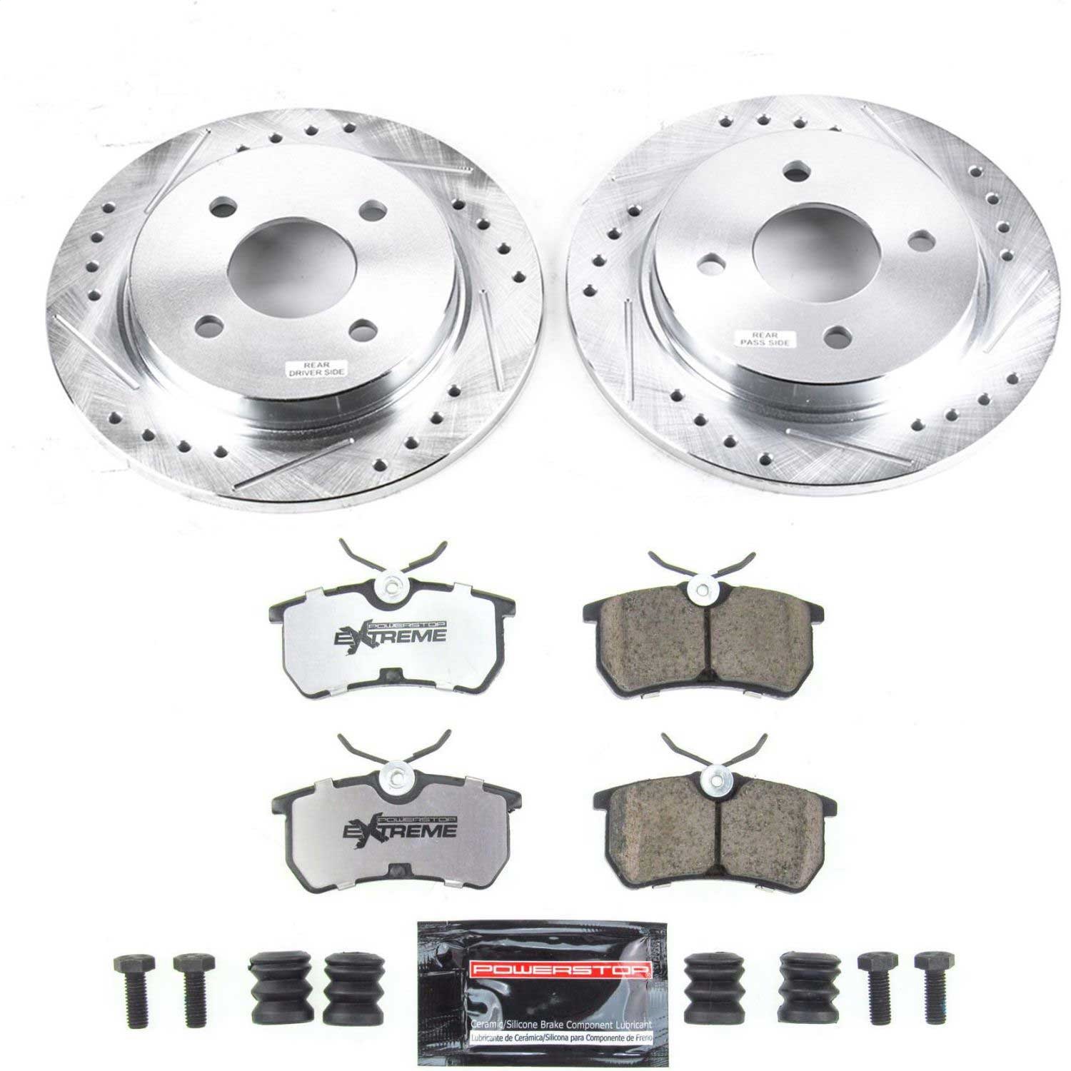 Power Stop - K1363-26 - Rear - Disc Brake Pad and Rotor Kit
