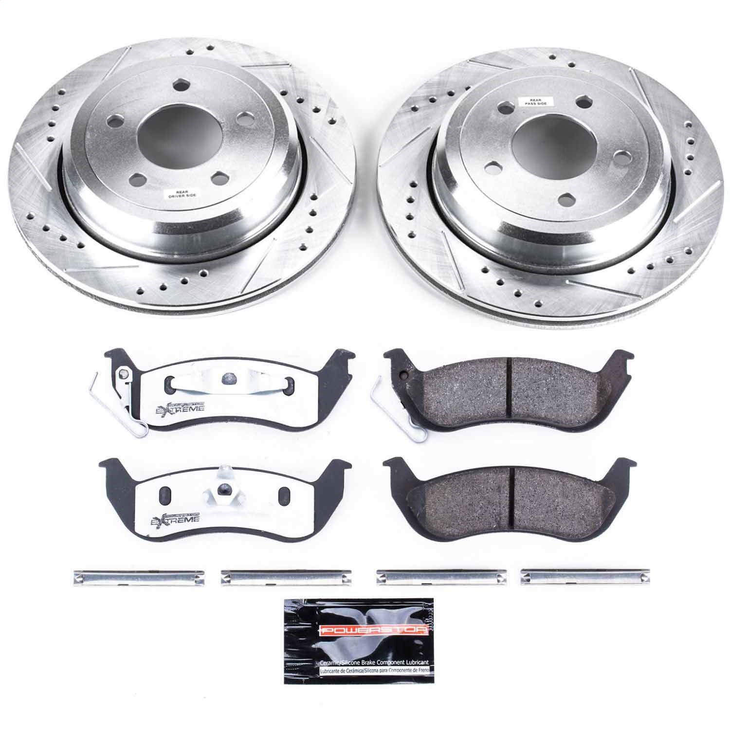 Power Stop - K1368-26 - Rear - Disc Brake Pad and Rotor Kit