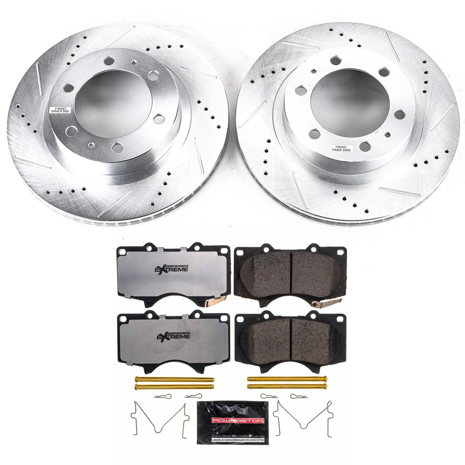 Power Stop - K137-36 - Front - Disc Brake Pad and Rotor Kit