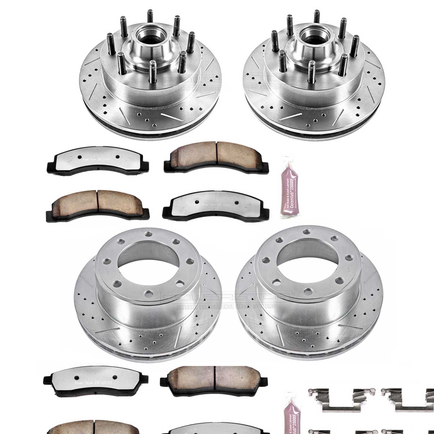 Power Stop - K1393-36 - Front and Rear - Disc Brake Pad and Rotor Kit