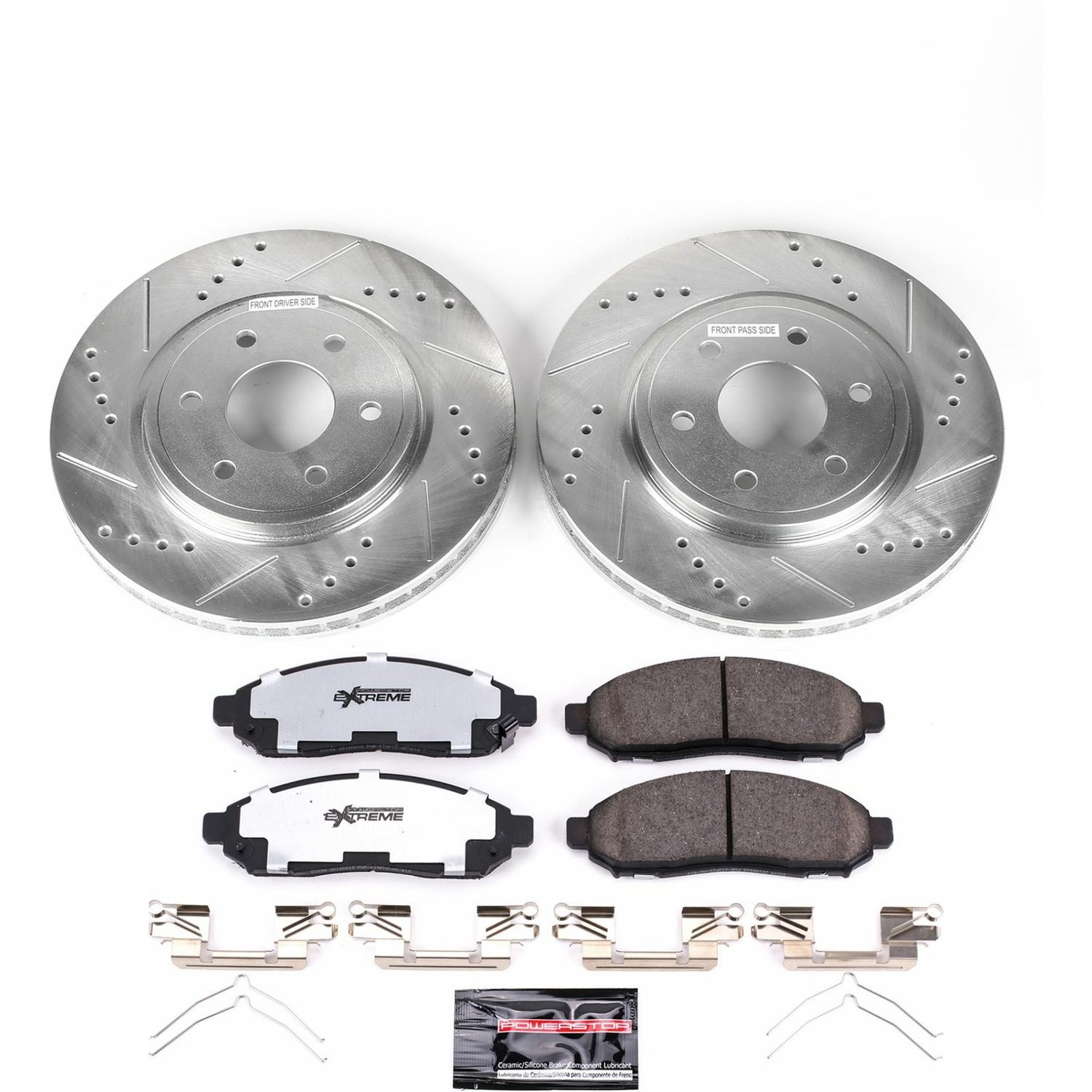 Power Stop - K142-36 - Front - Disc Brake Pad and Rotor Kit