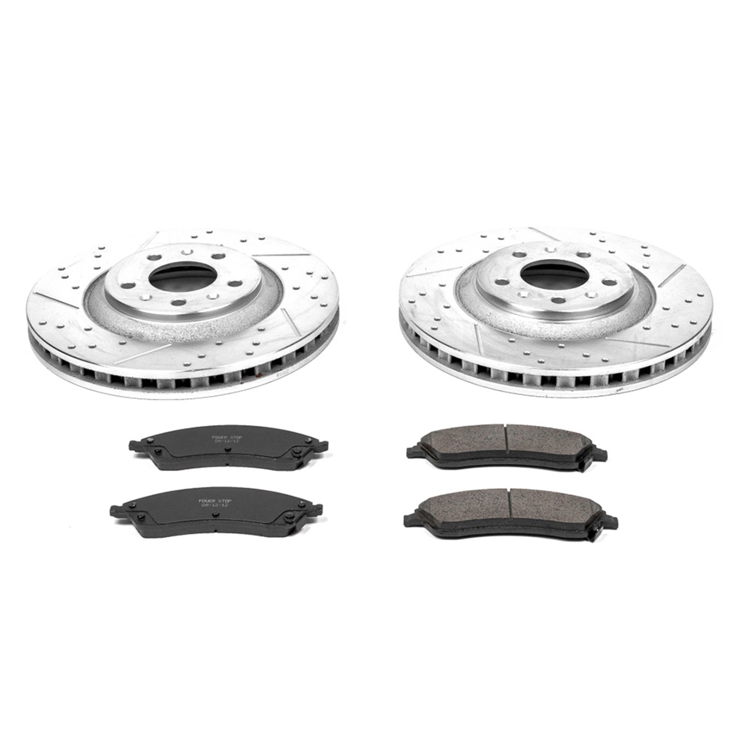 Power Stop - K1429 - Front - Disc Brake Pad and Rotor Kit