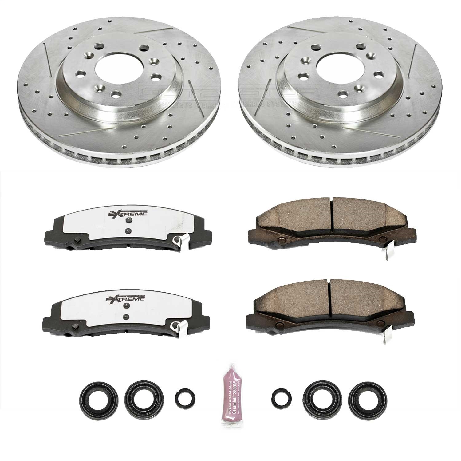 Power Stop - K1437-26 - Front - Disc Brake Pad and Rotor Kit