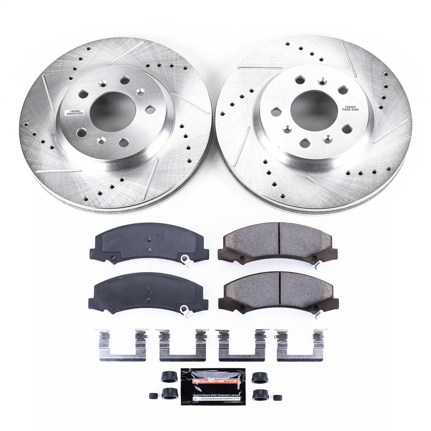 Power Stop - K1437 - Front - Disc Brake Pad and Rotor Kit