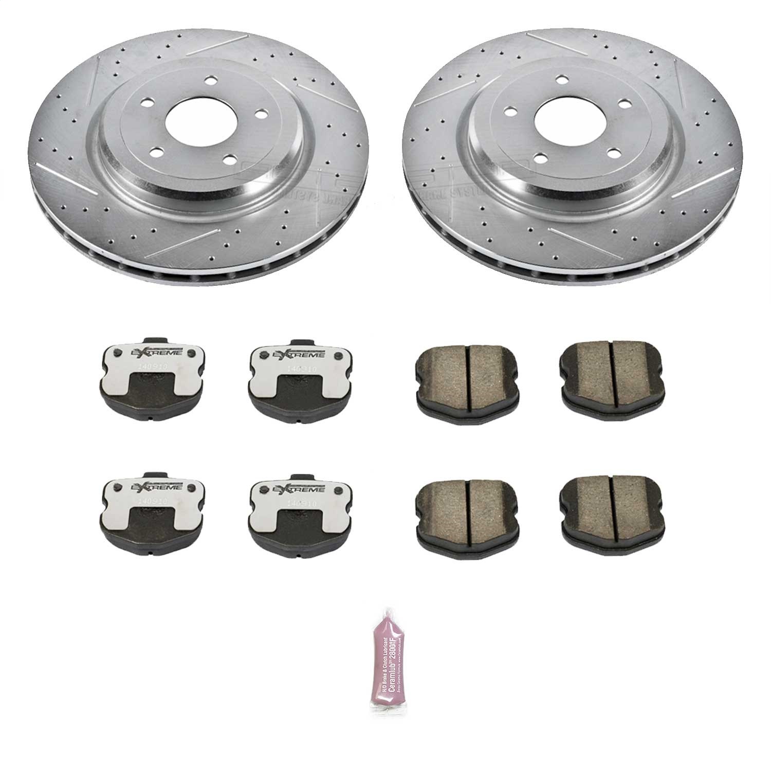 Power Stop - K1446-26 - Rear - Disc Brake Pad and Rotor Kit