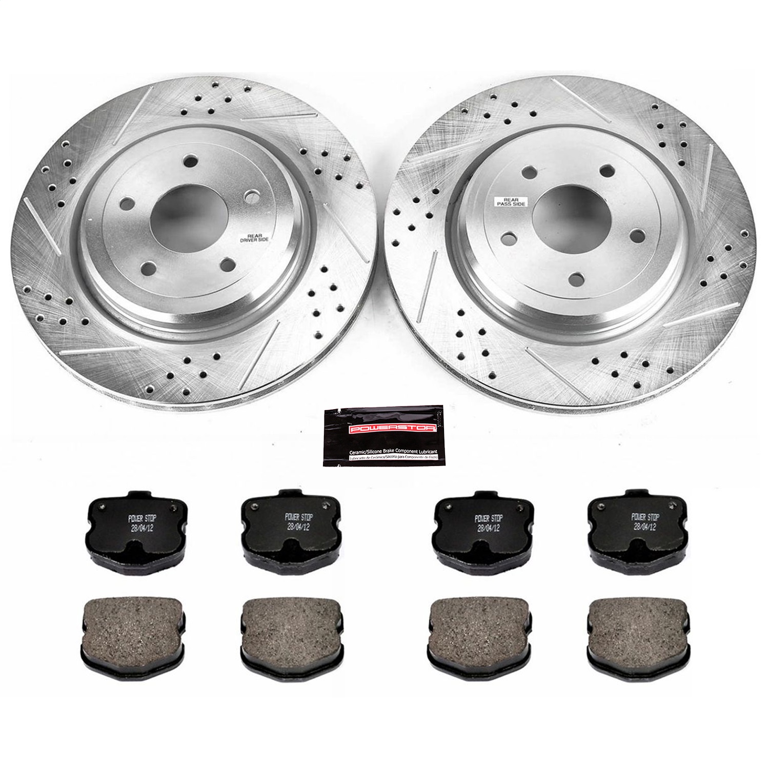 Power Stop - K1446 - Rear - Disc Brake Pad and Rotor Kit