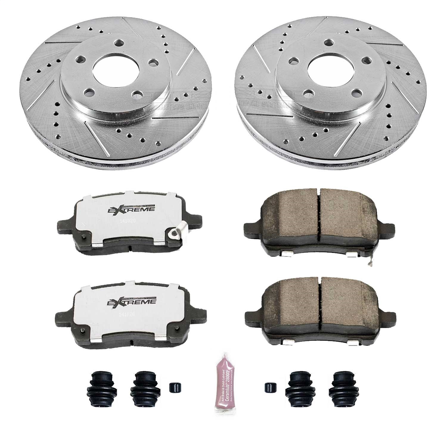 Power Stop - K1448-26 - Front - Disc Brake Pad and Rotor Kit