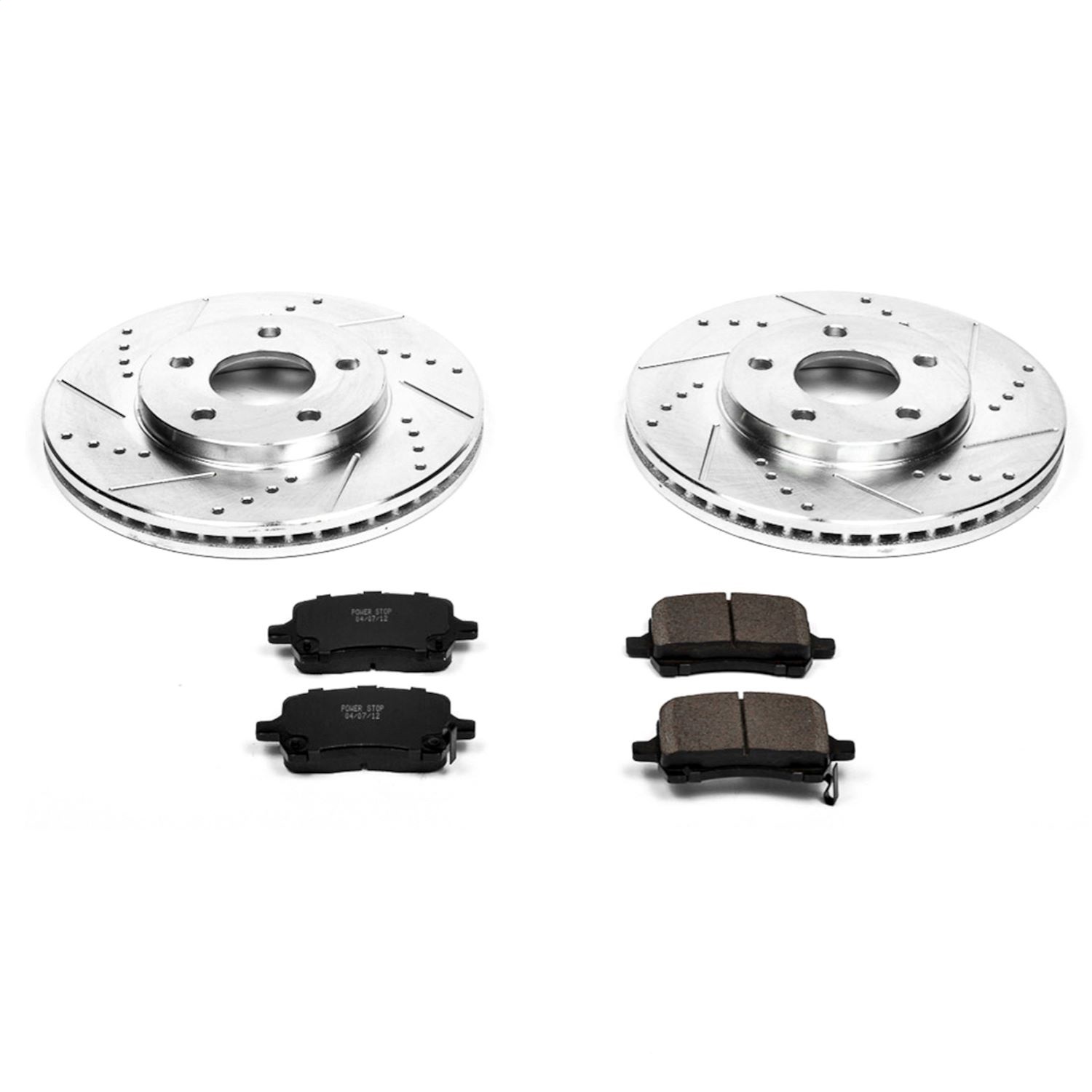 Power Stop - K1448 - Front - Disc Brake Pad and Rotor Kit