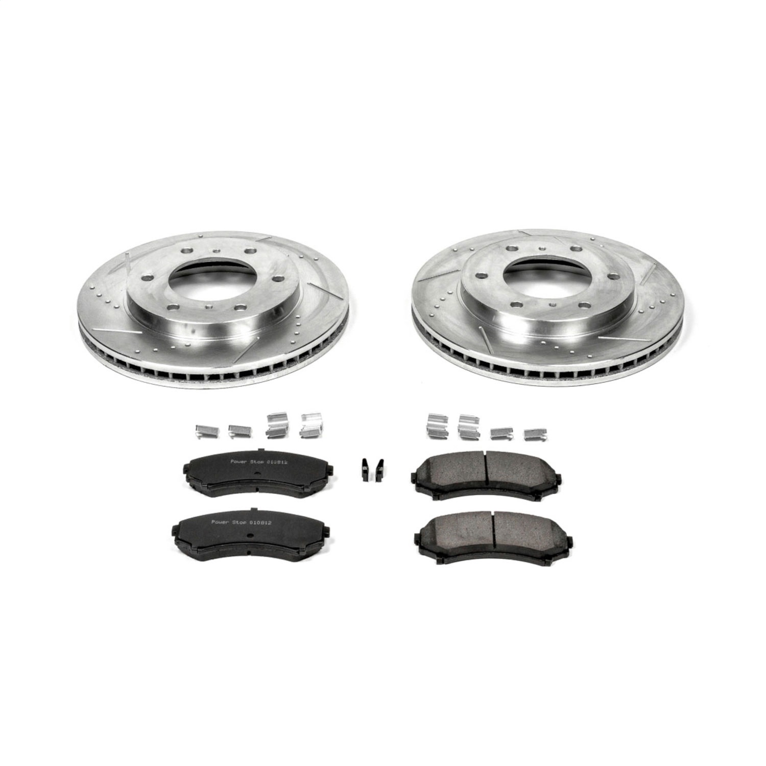 Power Stop - K148 - Front - Disc Brake Pad and Rotor Kit