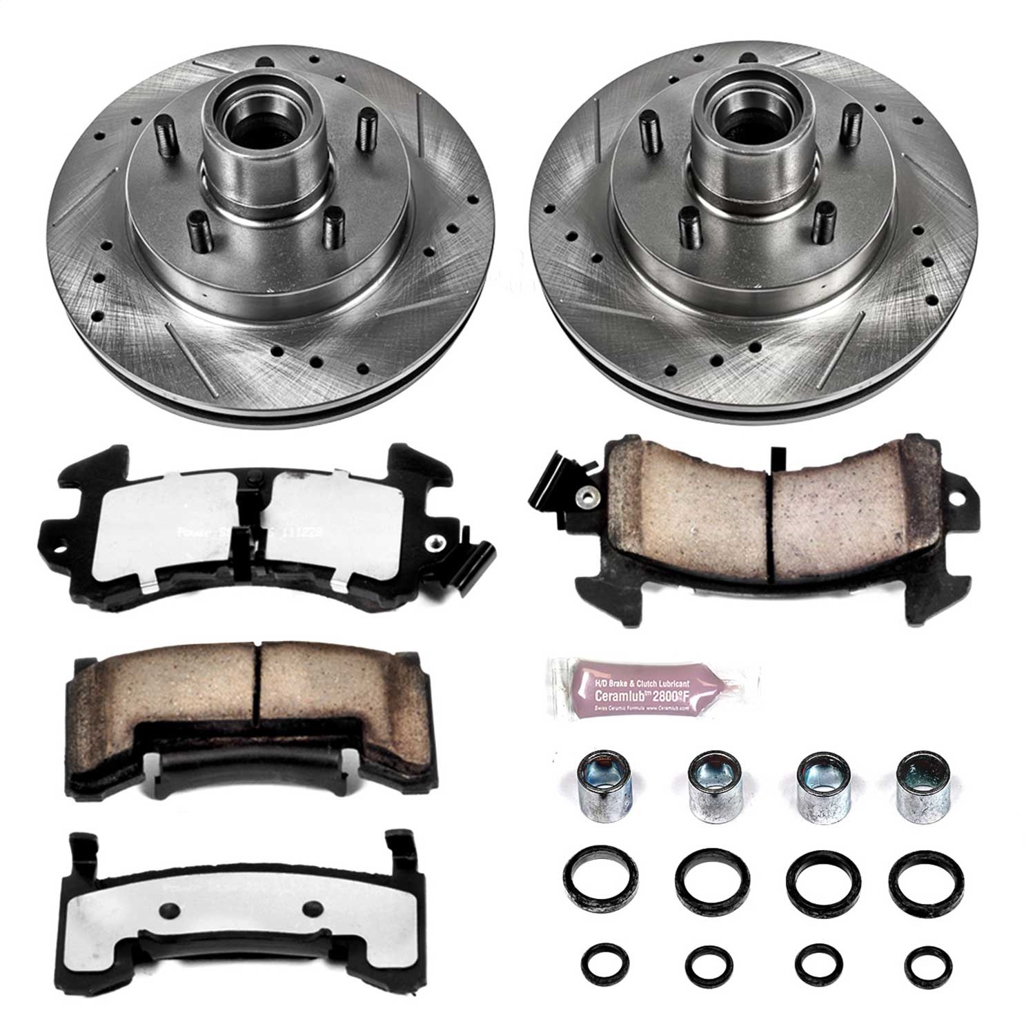 Power Stop - K1482-36 - Front - Disc Brake Pad and Rotor Kit