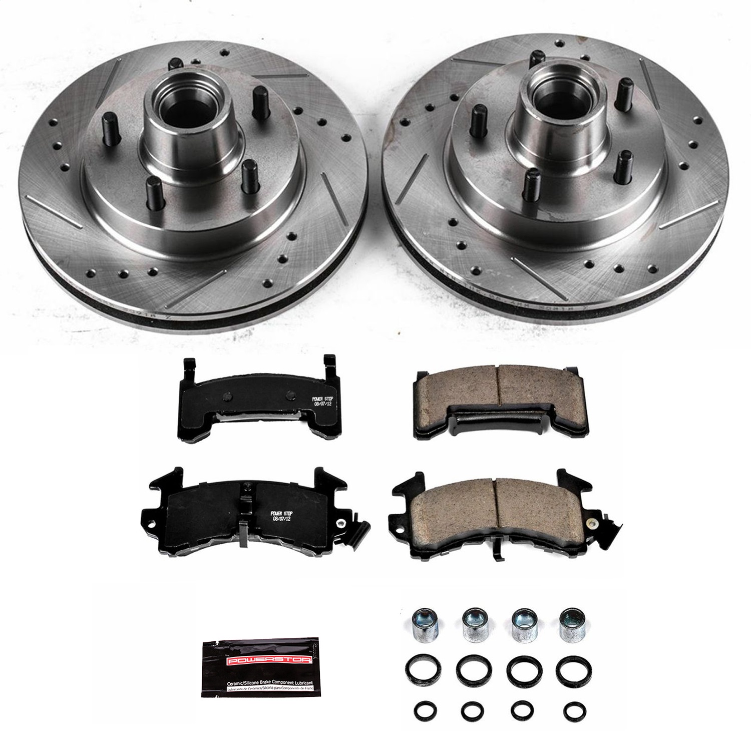 Power Stop - K1482 - Front - Disc Brake Pad and Rotor Kit