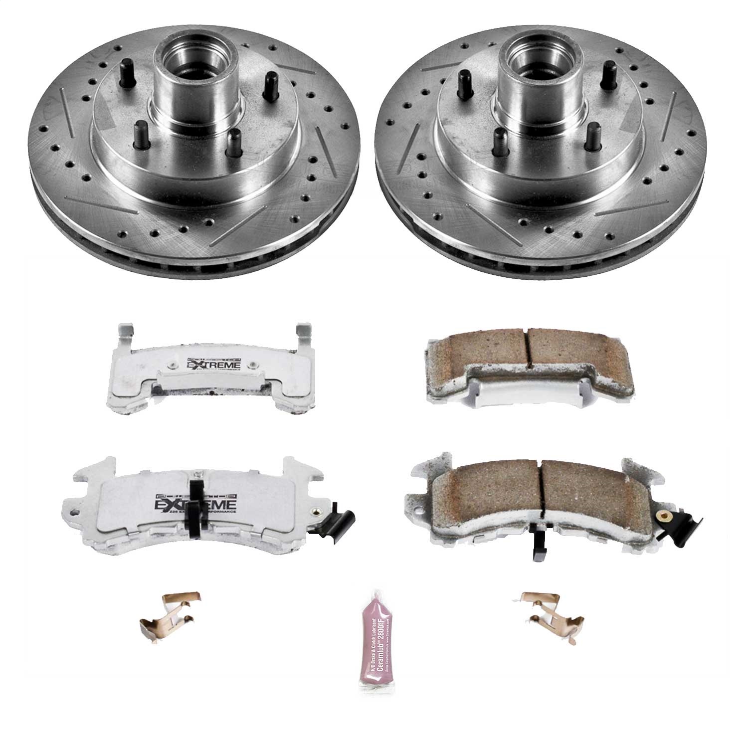 Power Stop - K1485-26 - Front - Disc Brake Pad and Rotor Kit