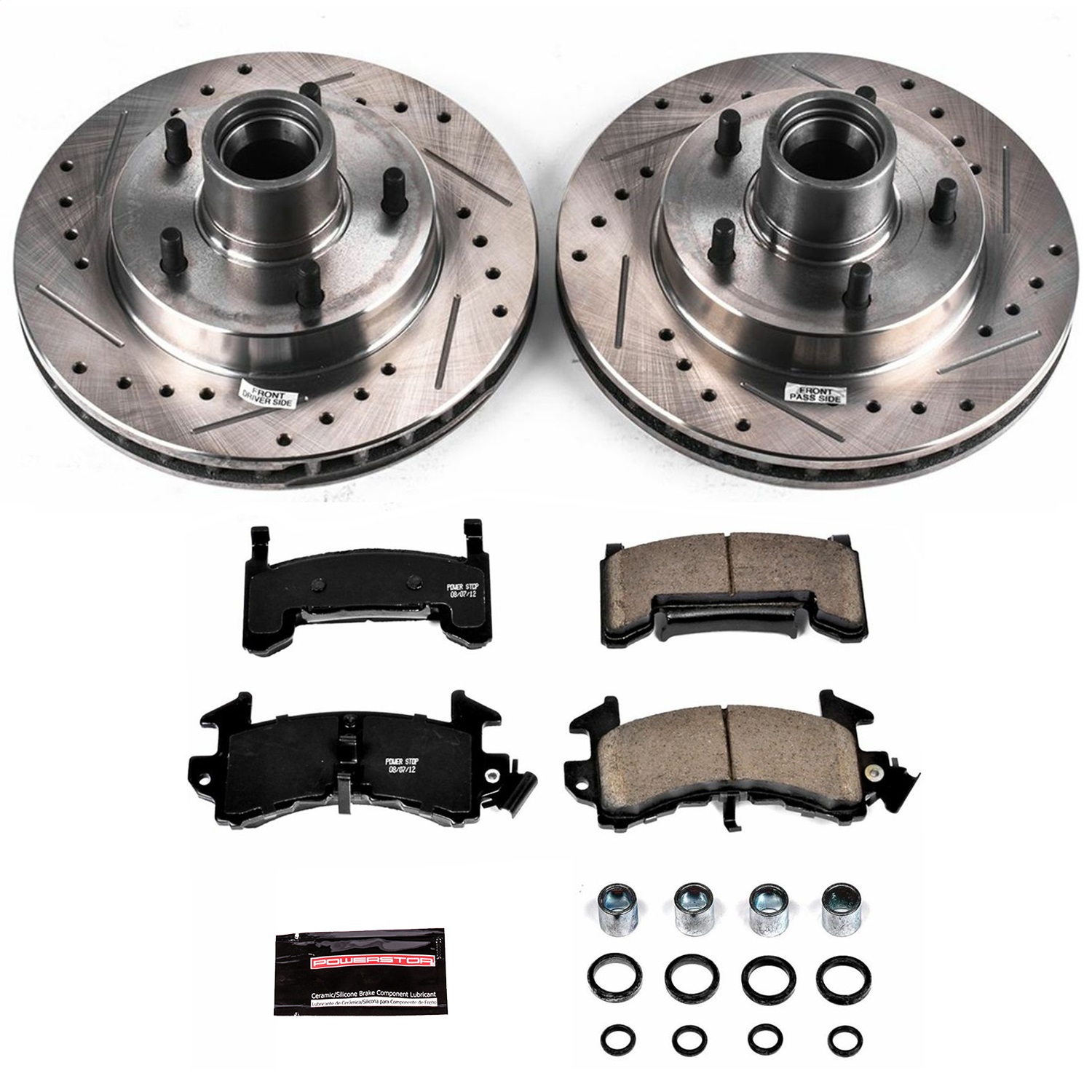 Power Stop - K1485 - Front - Disc Brake Pad and Rotor Kit