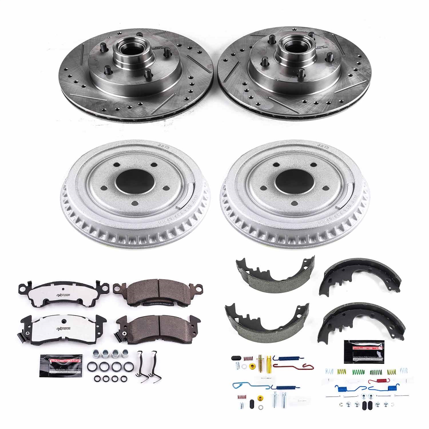 Power Stop - K15019DK-26 - Complete Vehicle Disc/Drum Brake Kit