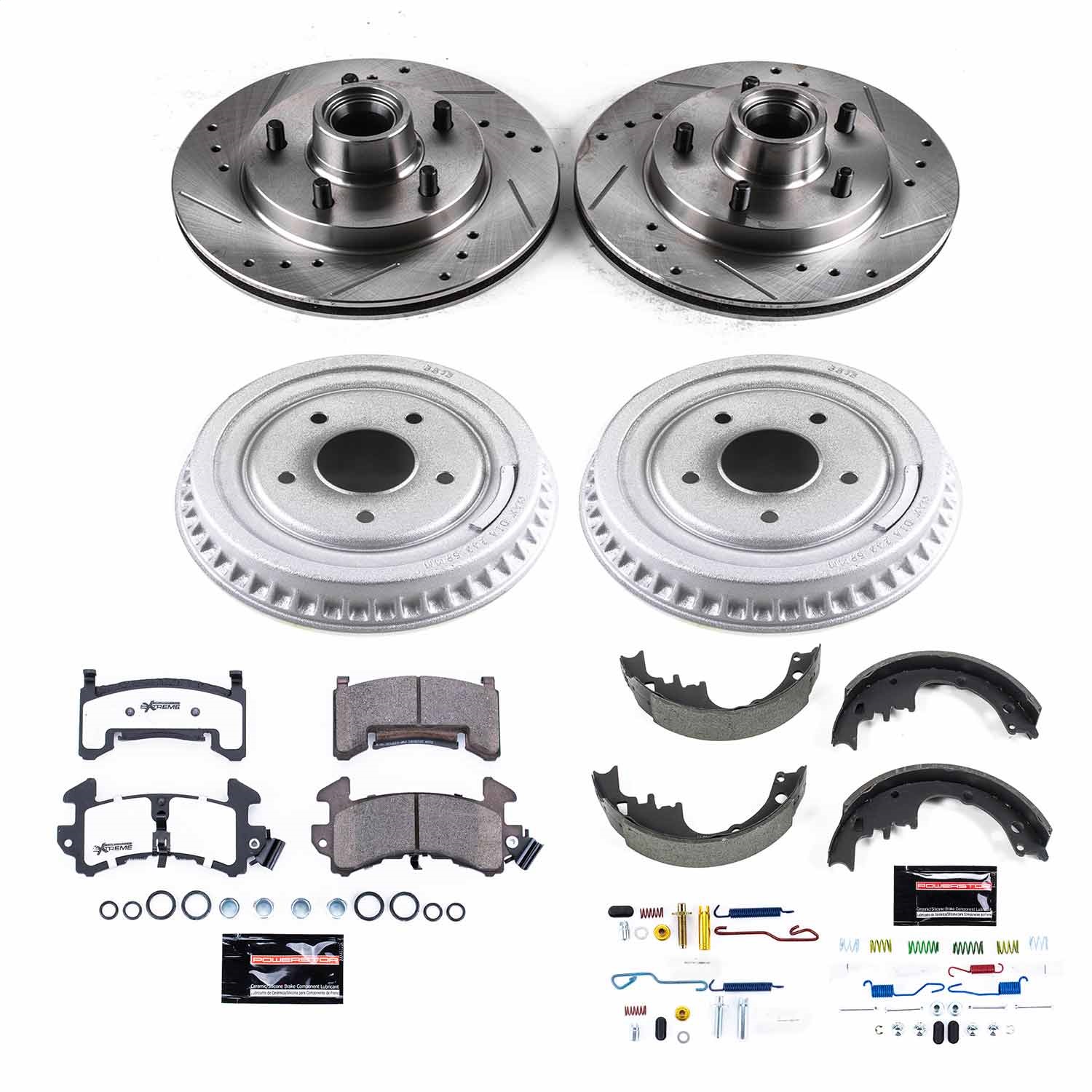 Power Stop - K15025DK-26 - Complete Vehicle Disc/Drum Brake Kit