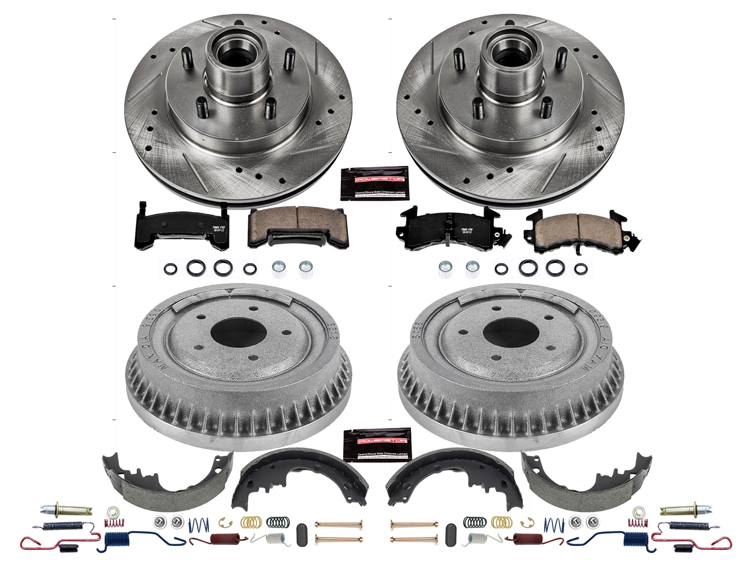Power Stop - K15025DK - Complete Vehicle Disc/Drum Brake Kit