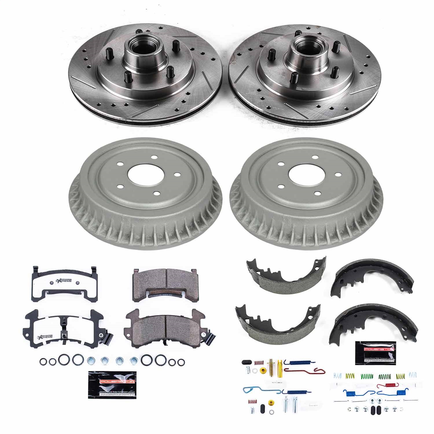 Power Stop - K15026DK-26 - Complete Vehicle Disc/Drum Brake Kit